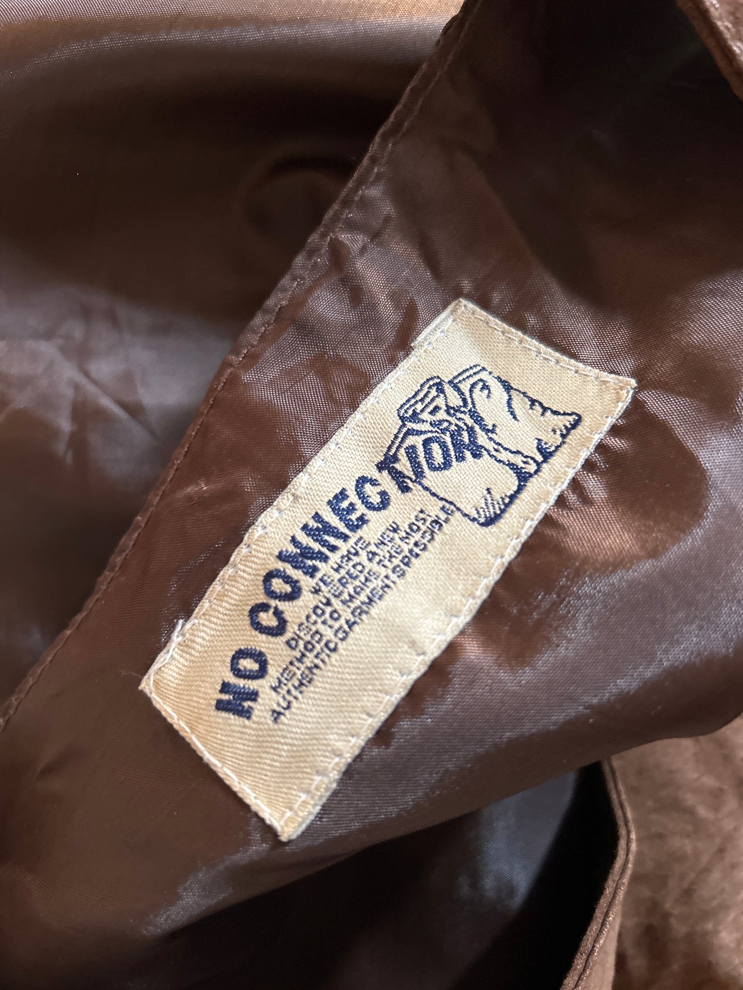 No Connection Vintage Leather Vest