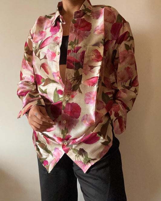 The Tulip Tussar Silk Shirt