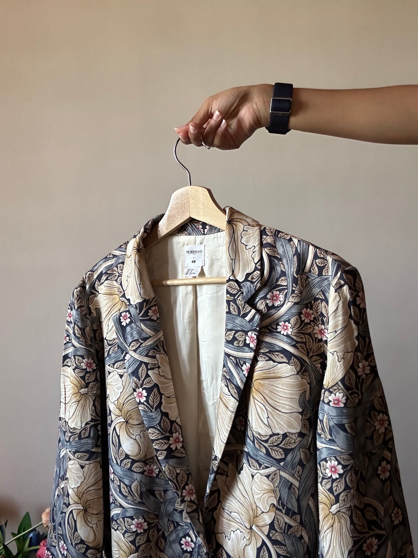 Morris & Co X H&M Abstract Floral Print Blazer