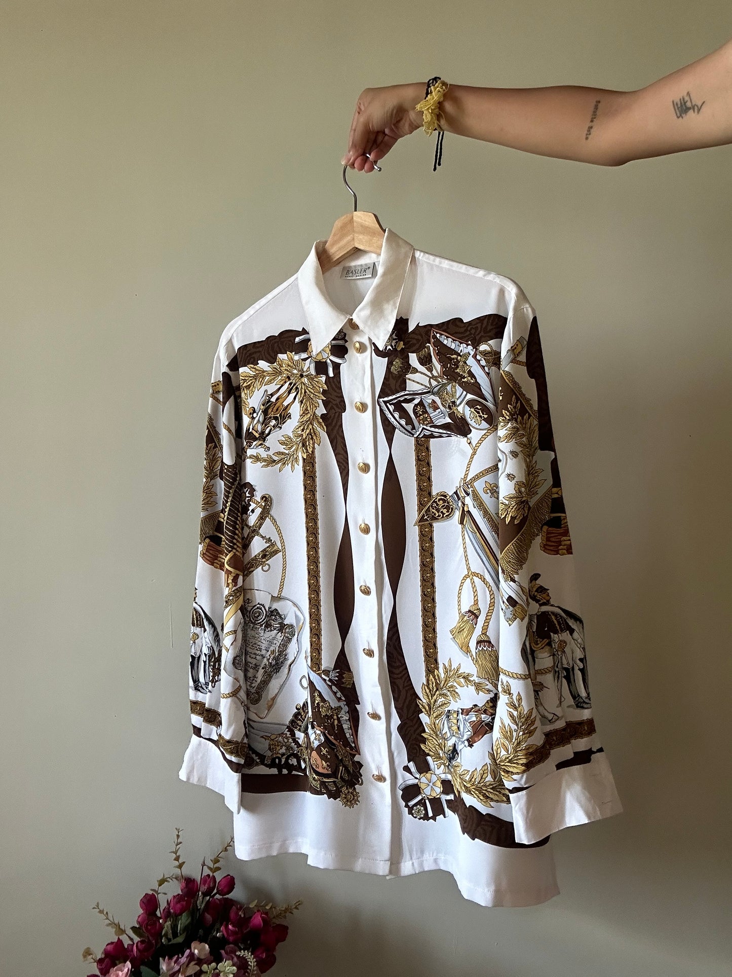 Vintage Baroque Print BASLER Shirt