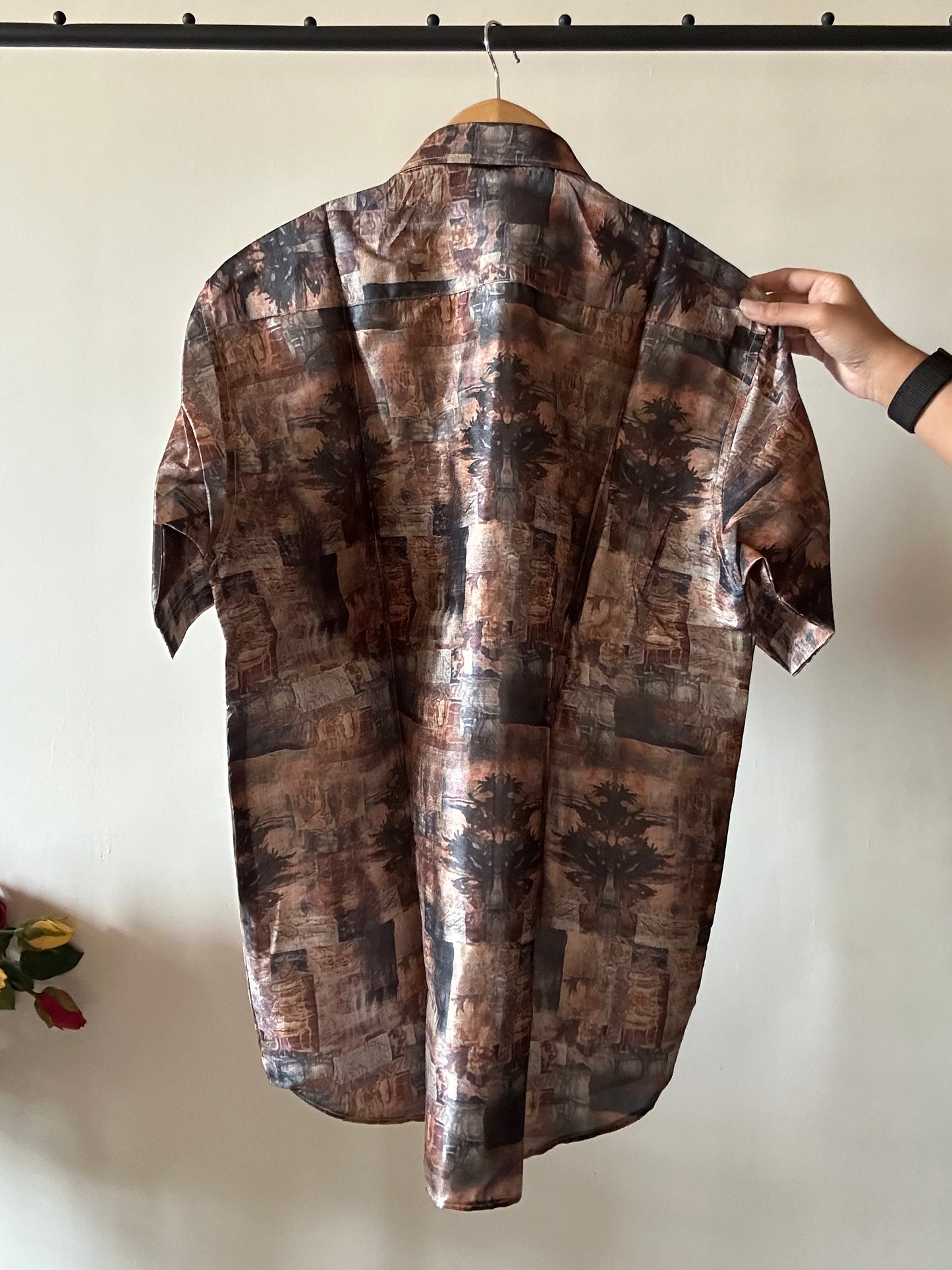 Village Life Tussar Silk Shirt