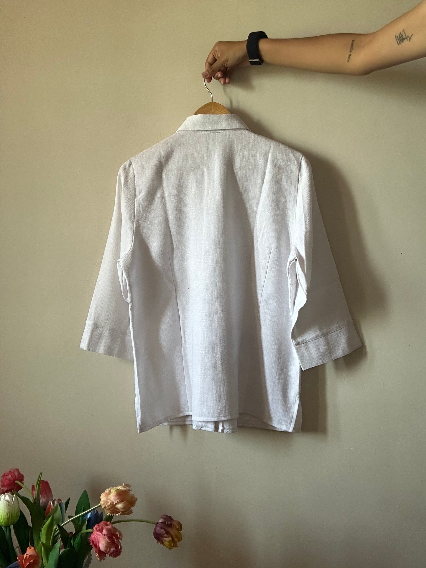 Vintage H-HA Mode Embroidered Shirt