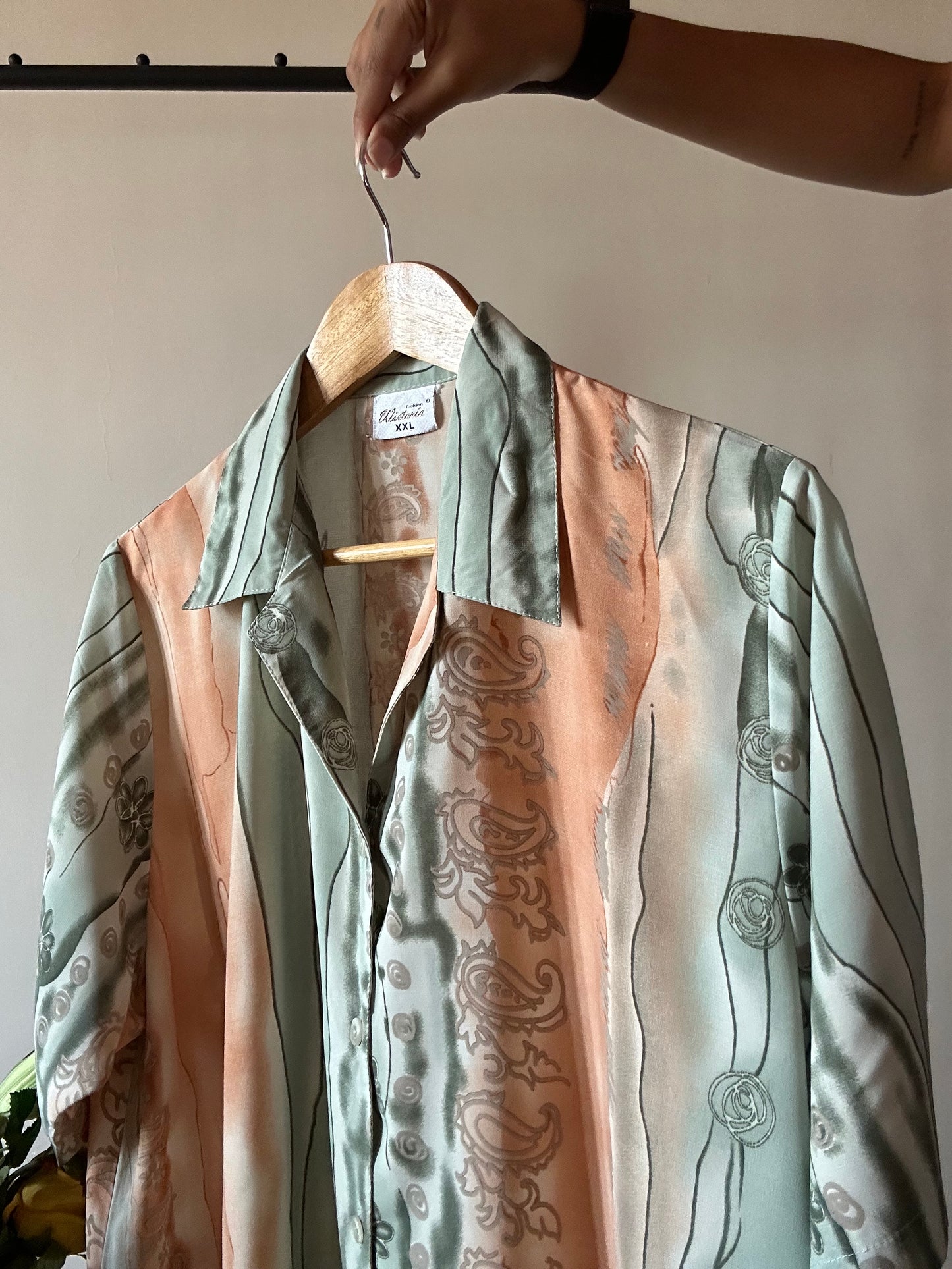 Vintage Multi Print Shirt