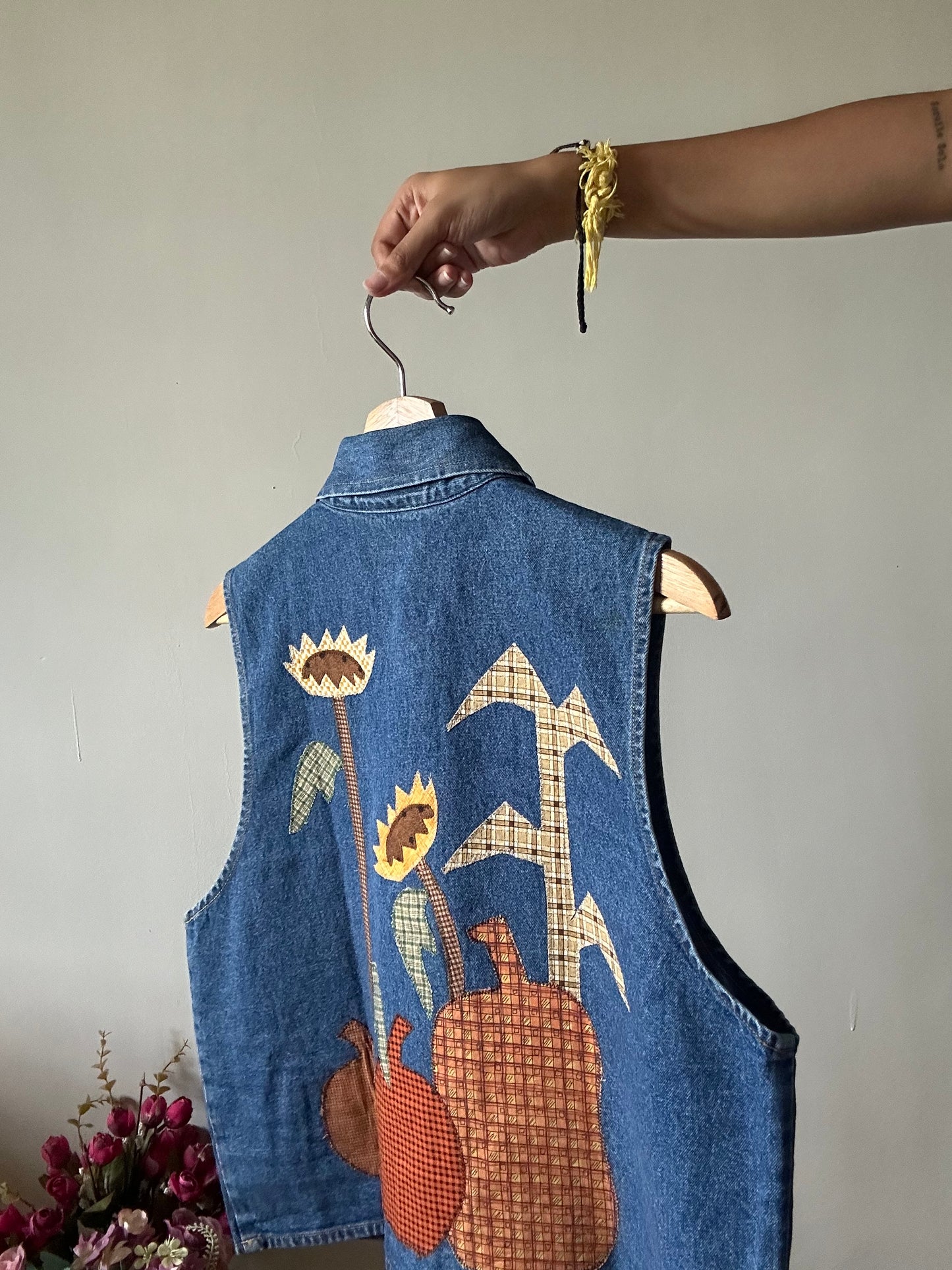 Beverly’s Vintage Denim Patchwork Vest