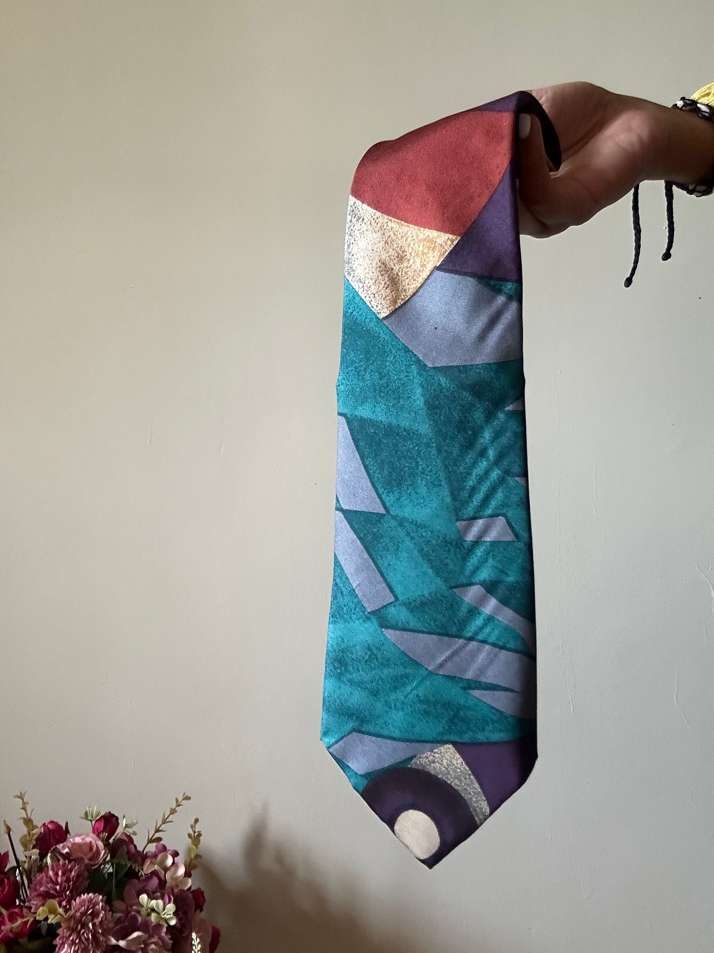 Renovati Vintage Abstract Print Tie