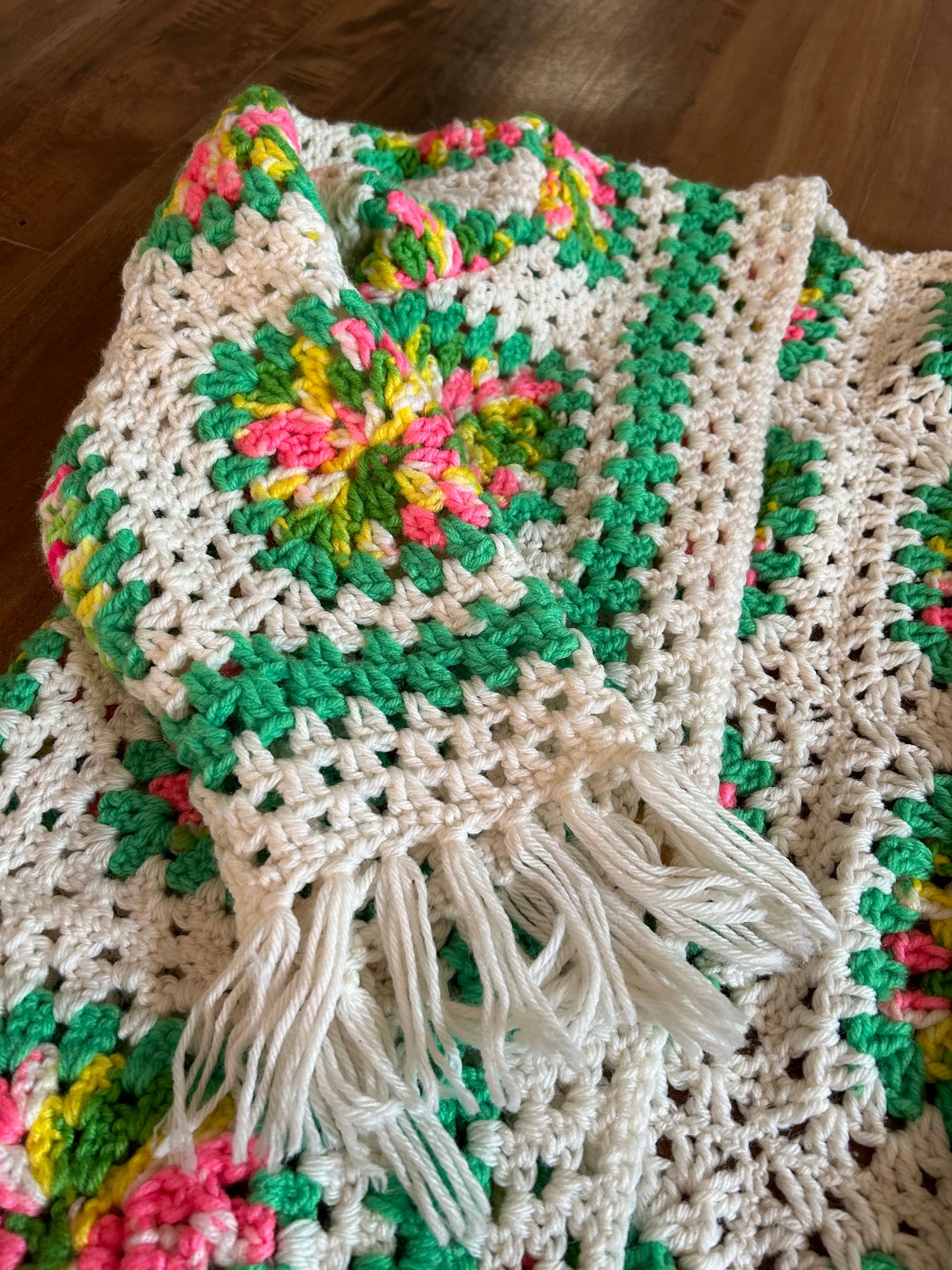 Vintage Garden Fairy Crochet Cardigan