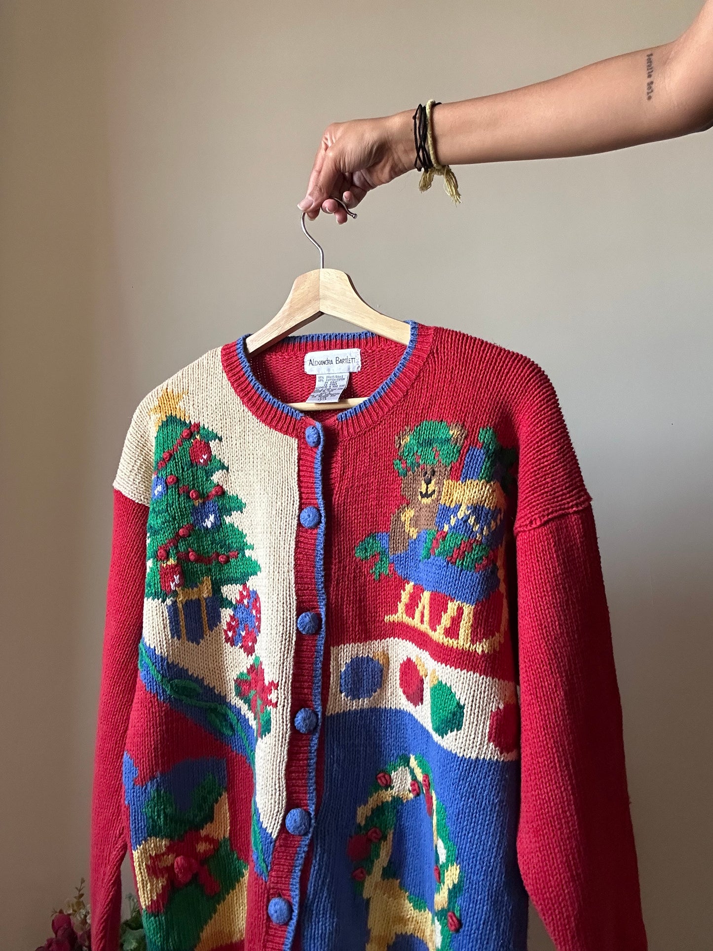 Alexandra Bartlett Vintage Christmas Cardigan