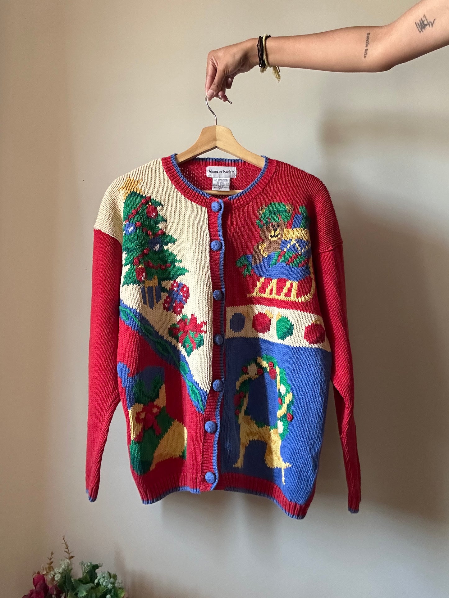 Alexandra Bartlett Vintage Christmas Cardigan