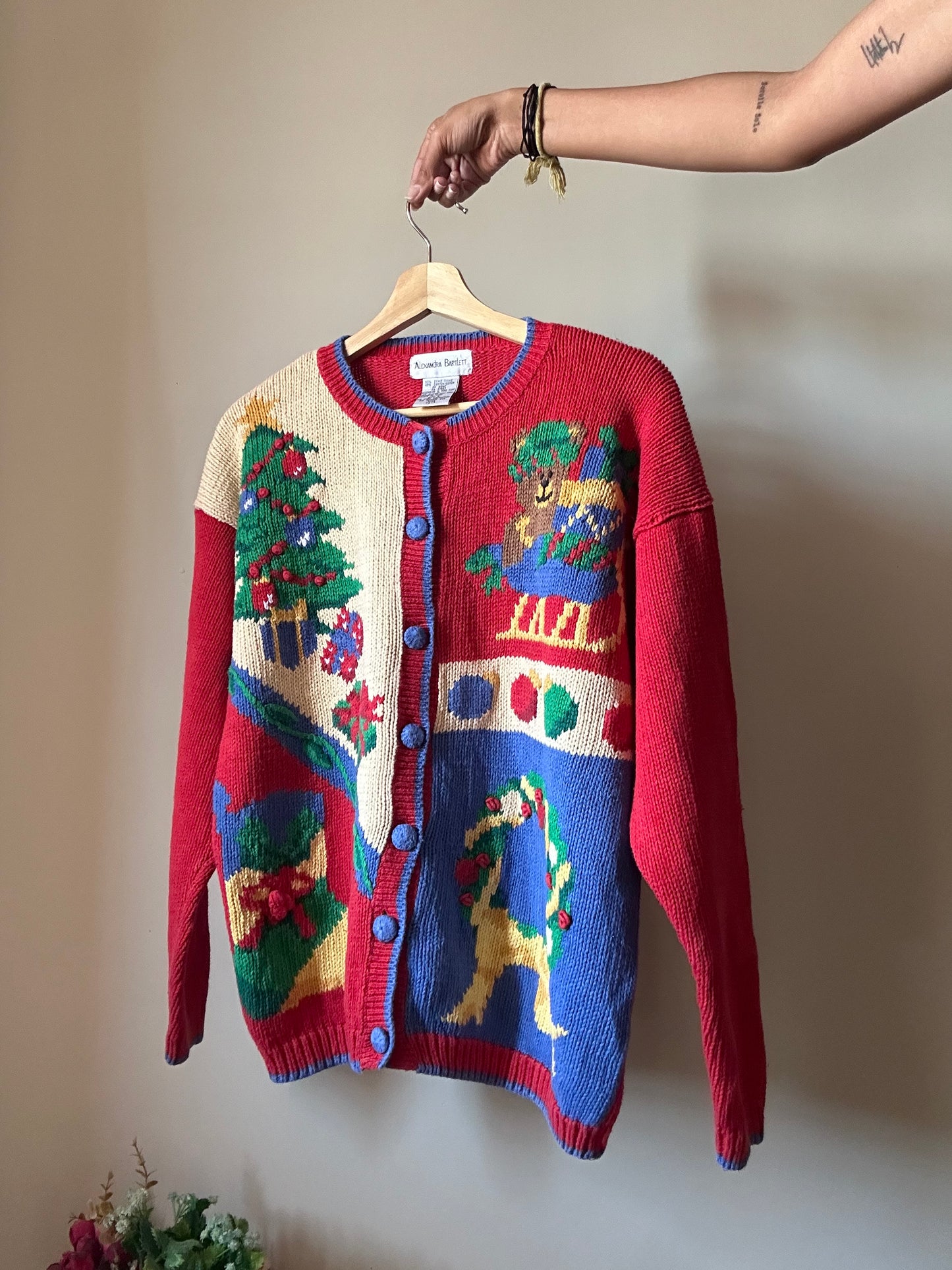 Alexandra Bartlett Vintage Christmas Cardigan