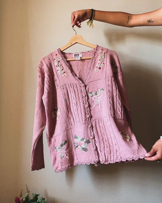 Sarah Morgan Vintage Floral Cardigan