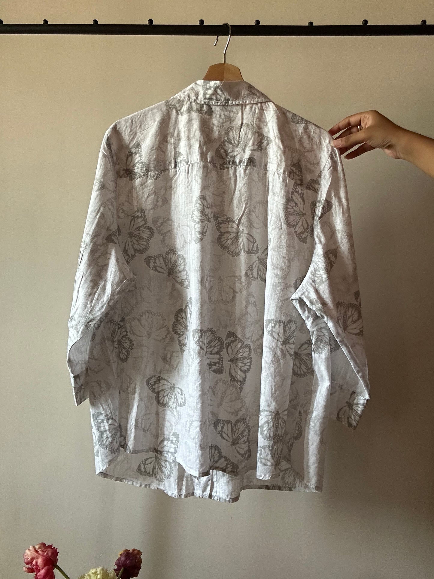 Vintage Karen Scott Butterfly Shirt