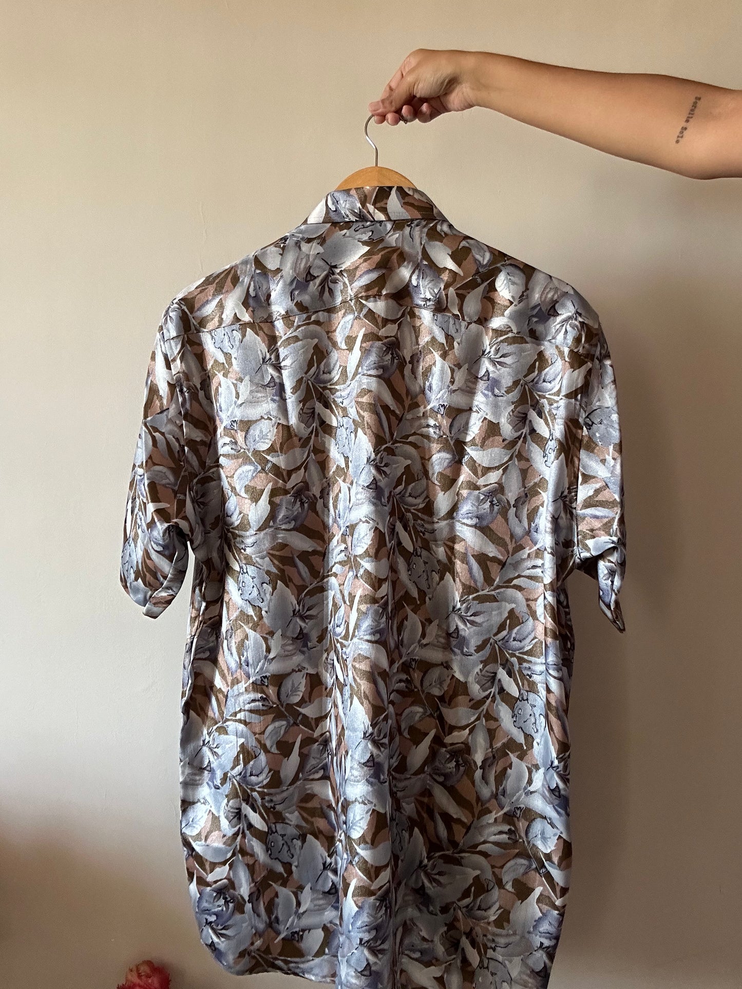 Leaf Life Satin Shirt