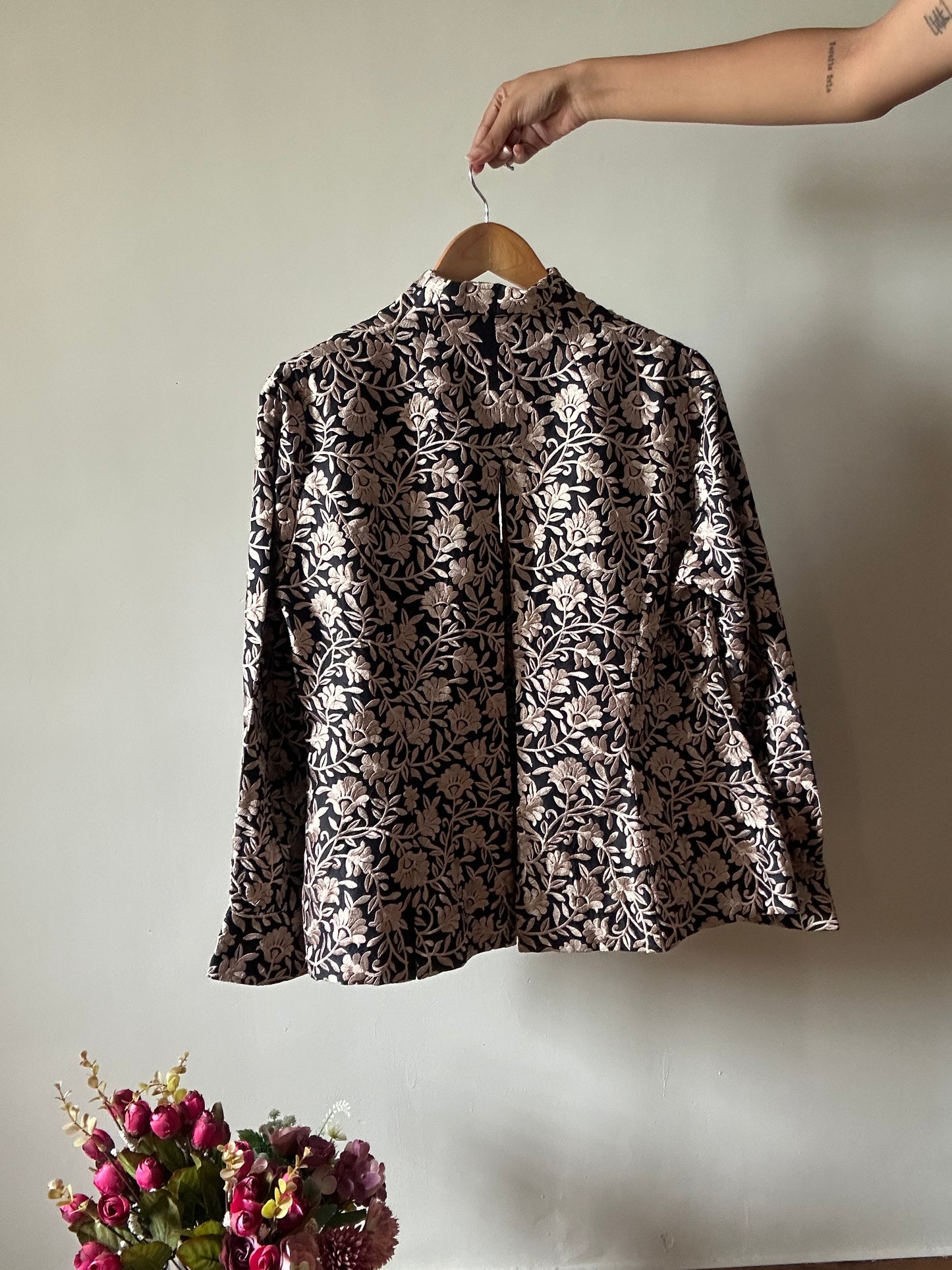 Linientreu Vintage Shirt All Embroidered With Back Zipper