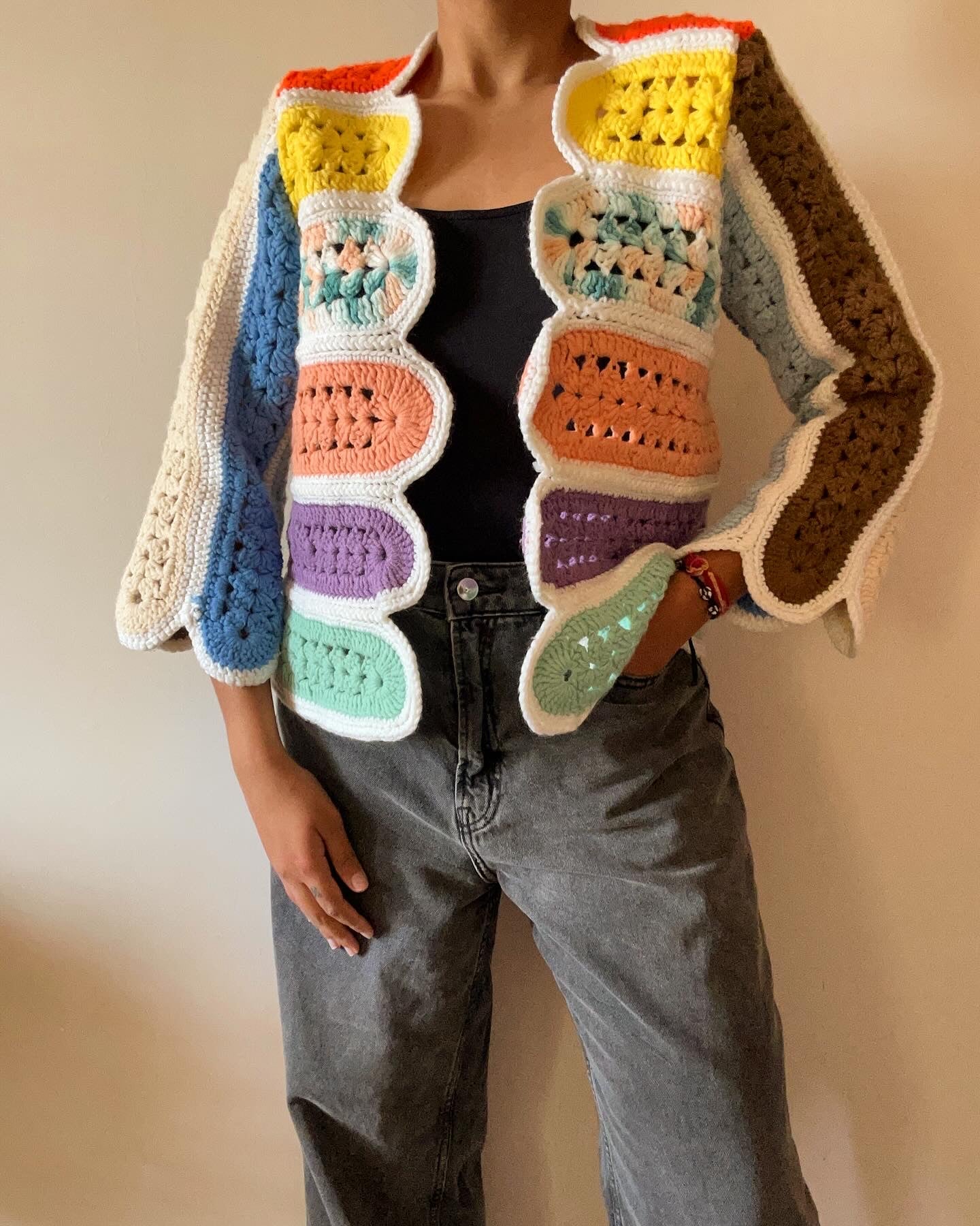 Vintage Crochet Cardigan