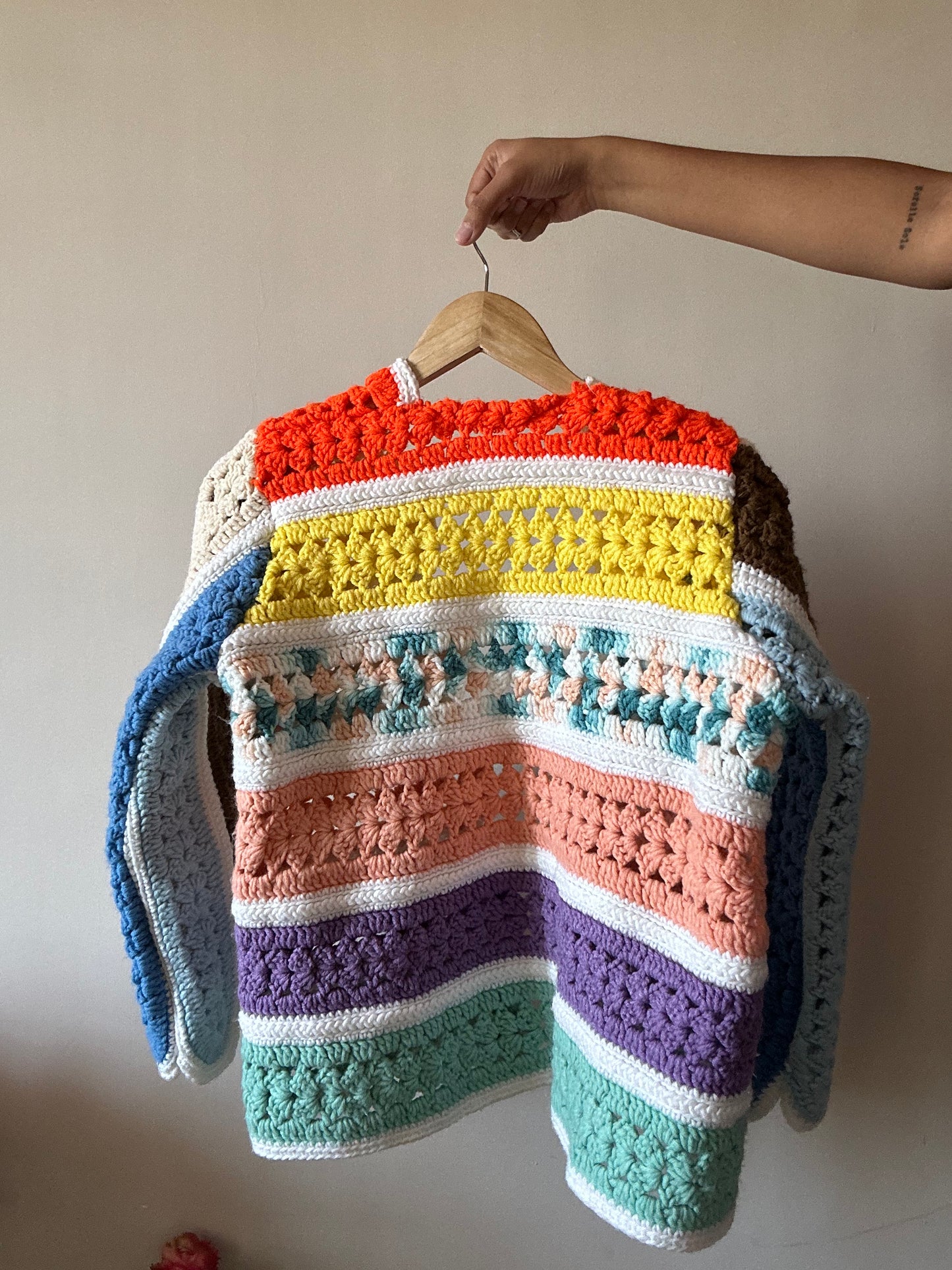 Vintage Crochet Cardigan