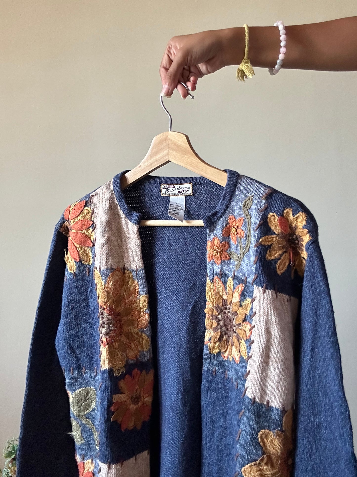 Vintage Heirloom Collectables Embroidered and Beaded Cardigan