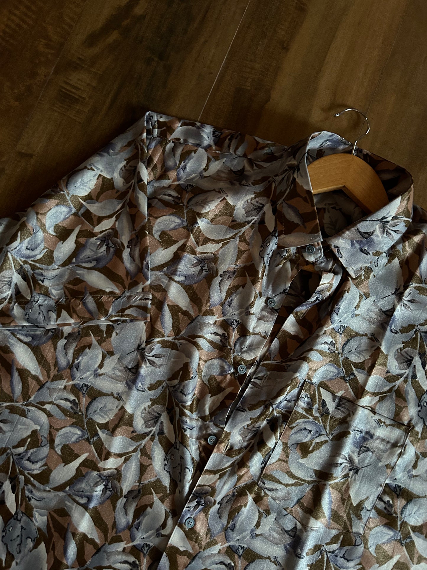 Leaf Life Satin Shirt