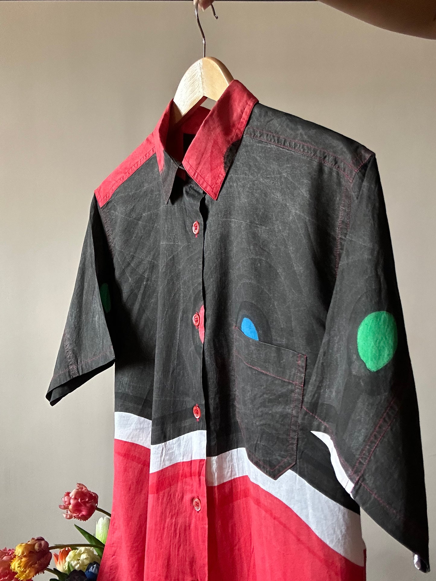 LIVIO DE SIMONE Abstract Vintage Shirt