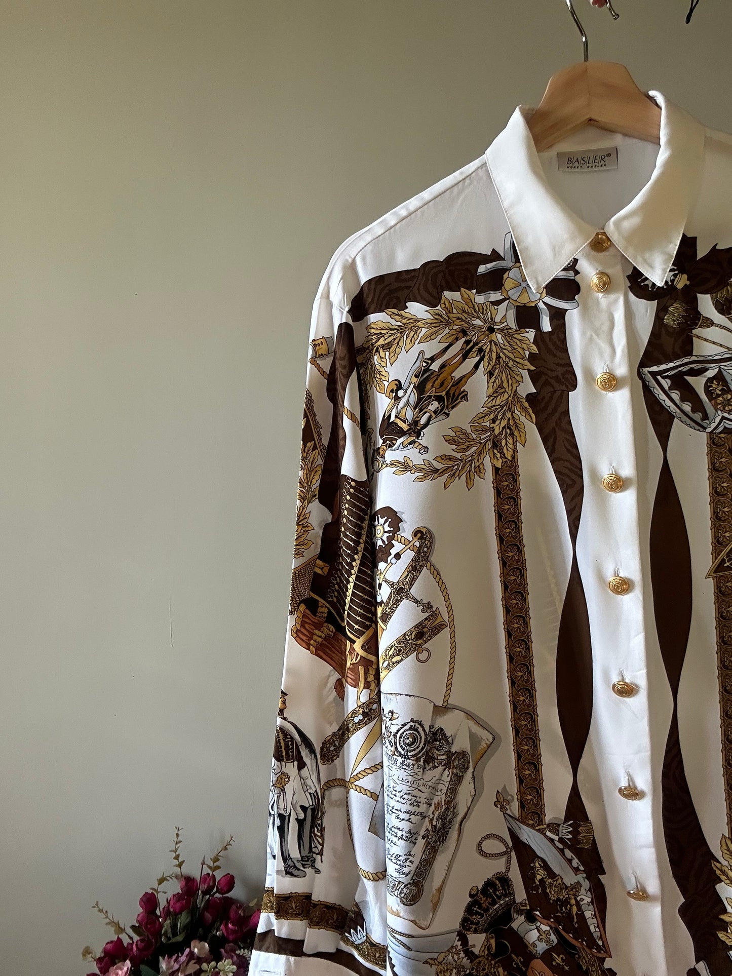 Vintage Baroque Print BASLER Shirt