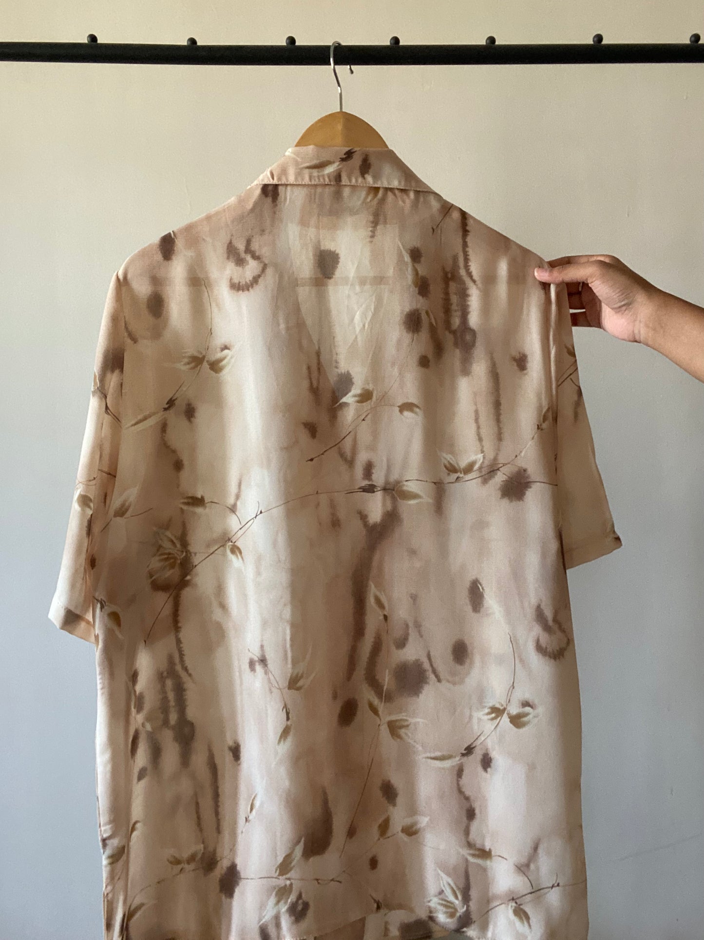 Vintage Water Colour Floral Art Print Shirt