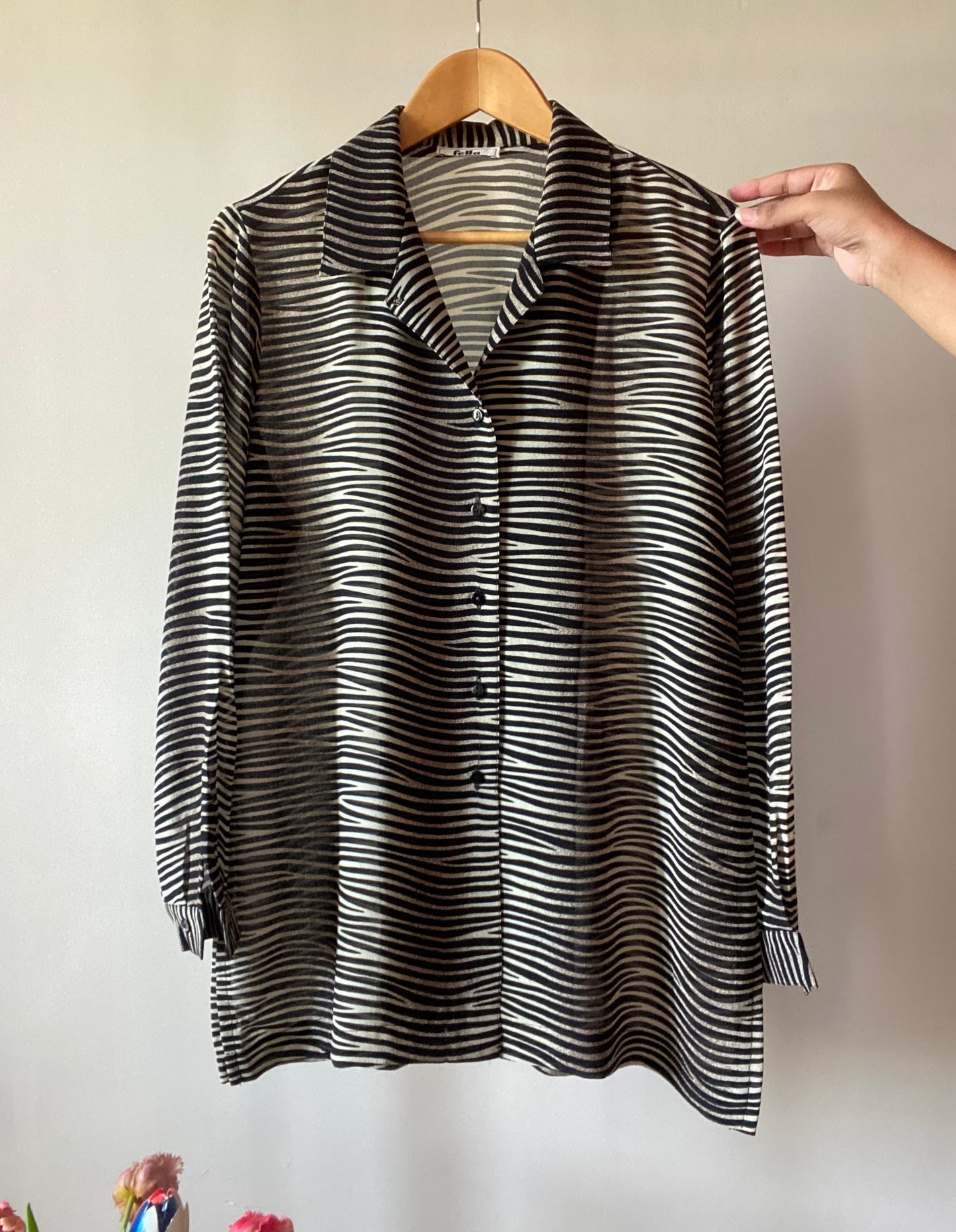 Zebra Print Vintage Shirt