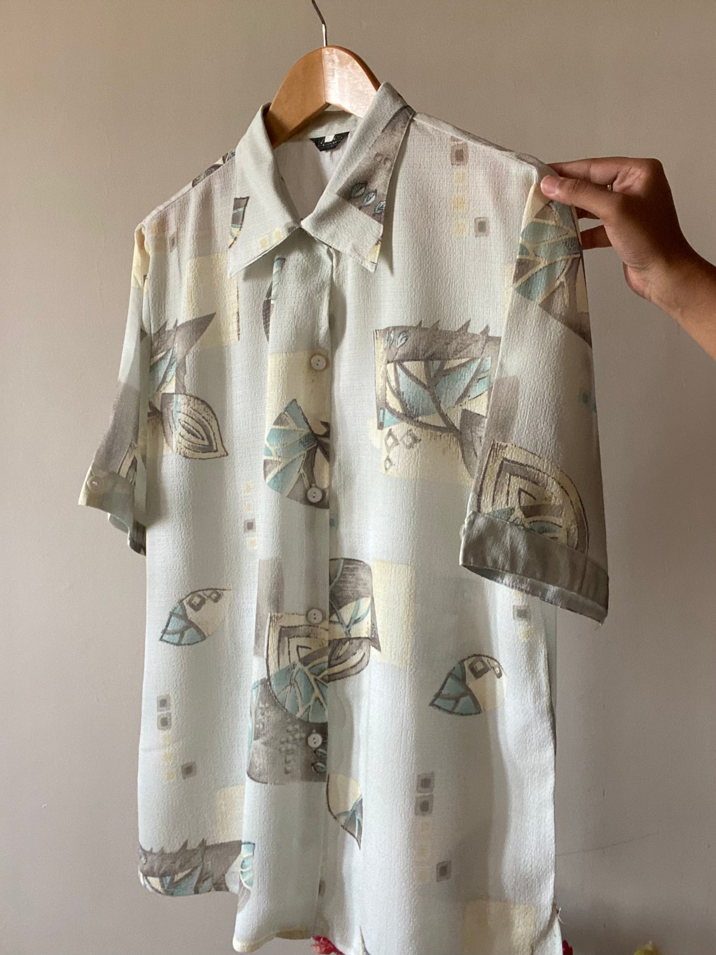 Vintage Leaves Art Print Shirt