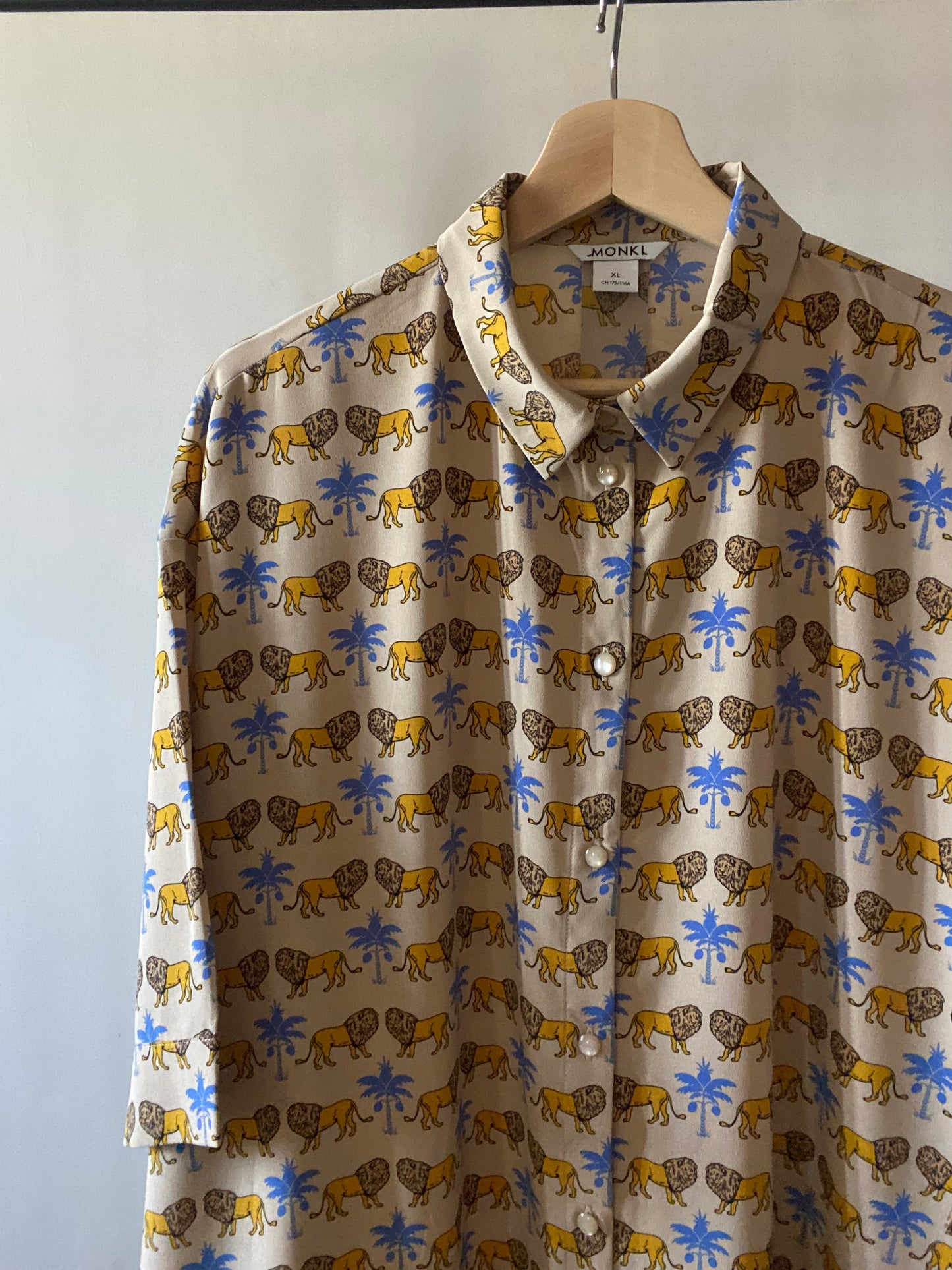 Vintage Monki Lion Print Shirt