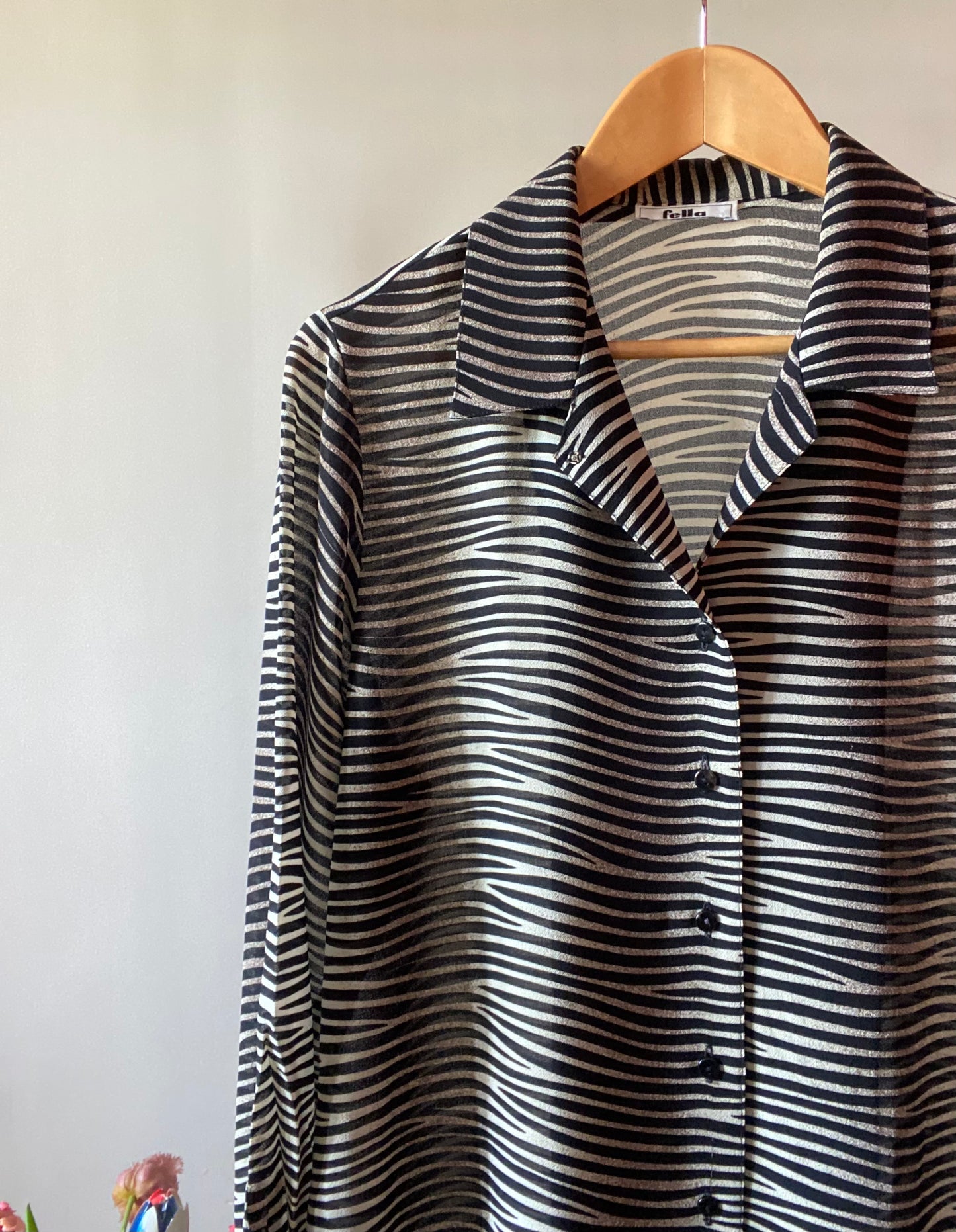 Zebra Print Vintage Shirt