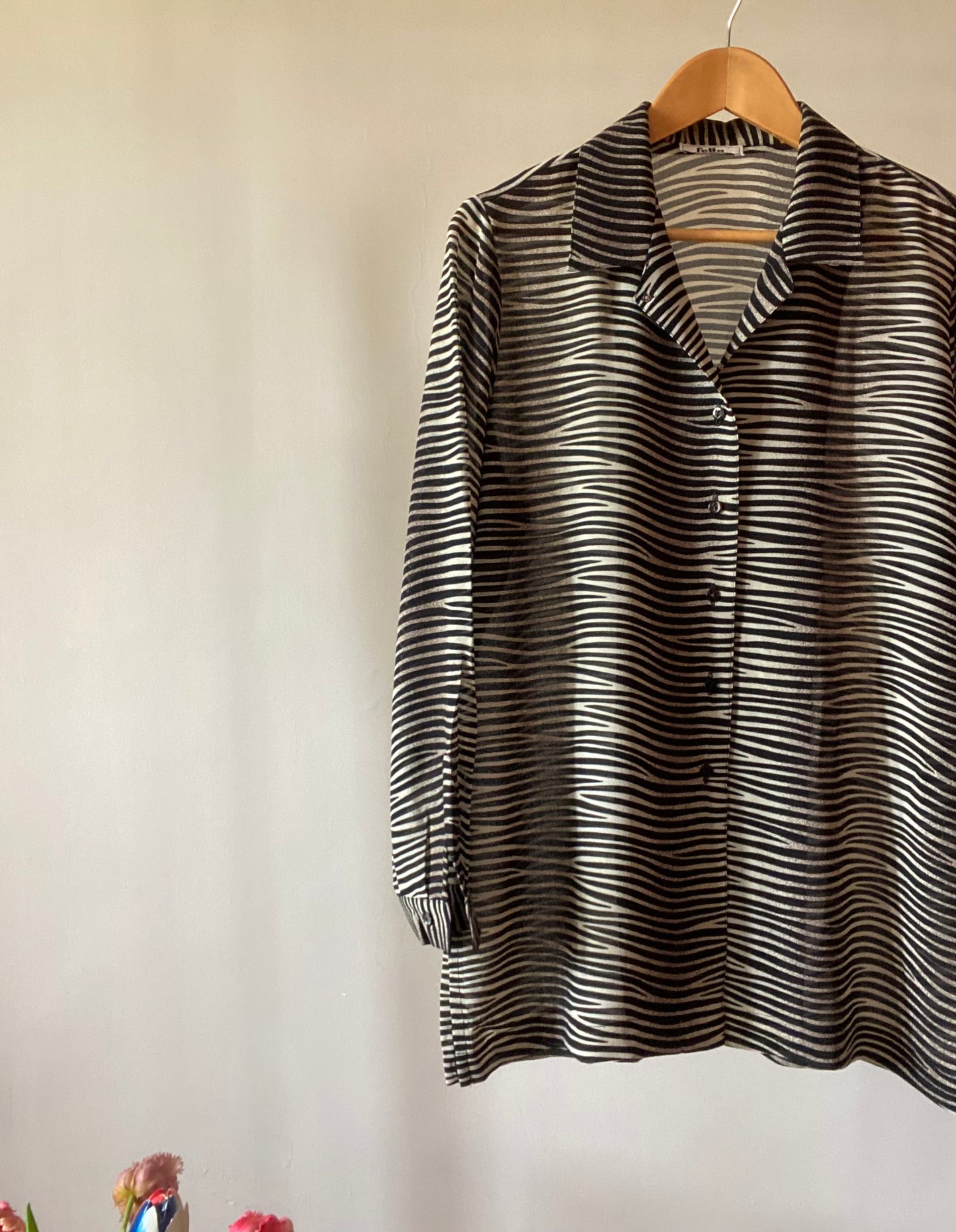 Zebra Print Vintage Shirt