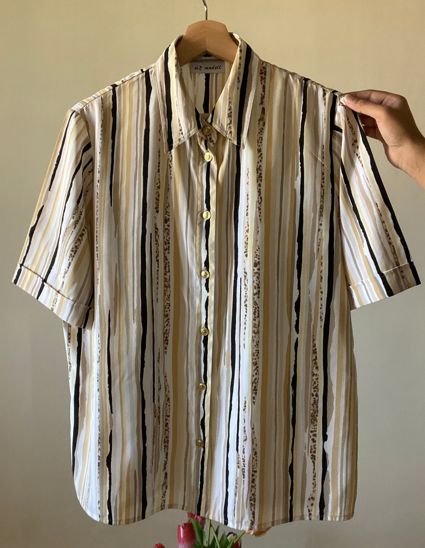 Multi Strip Print Vintage Shirt