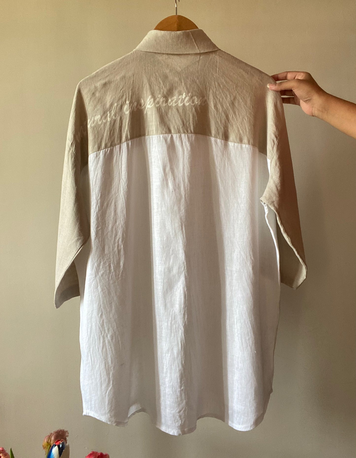 Sustainable Vintage Linen Shirt