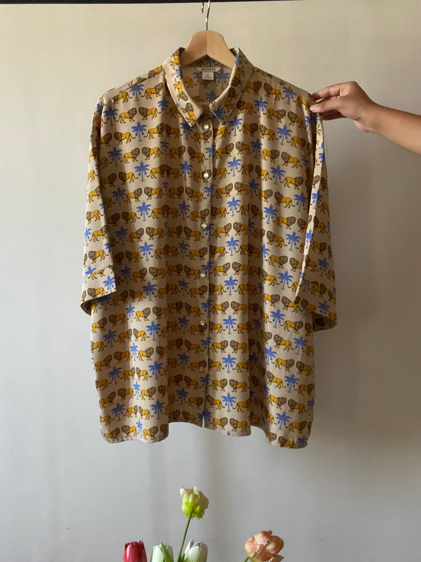 Vintage Monki Lion Print Shirt