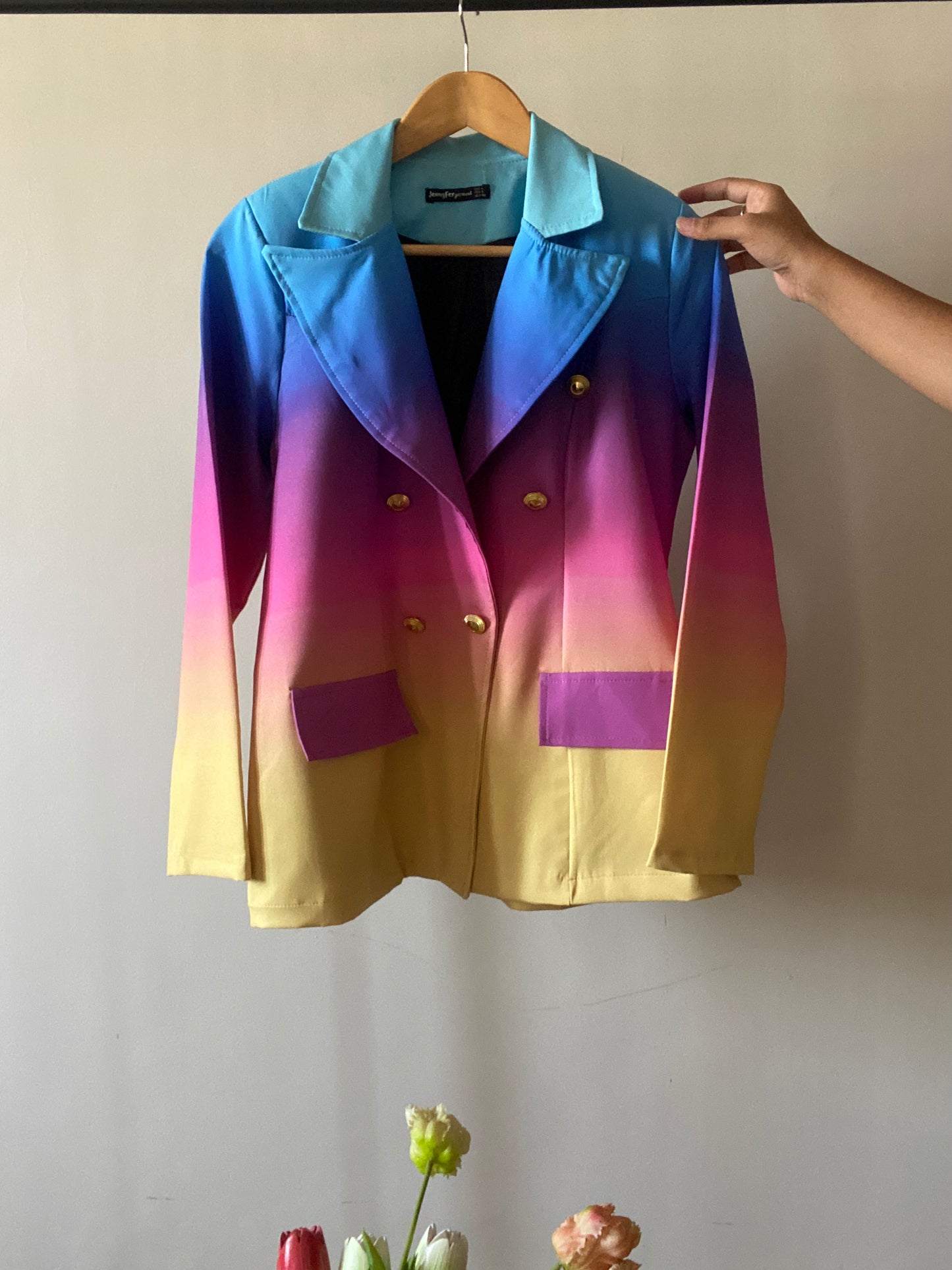 Vintage Rainbow Blazer