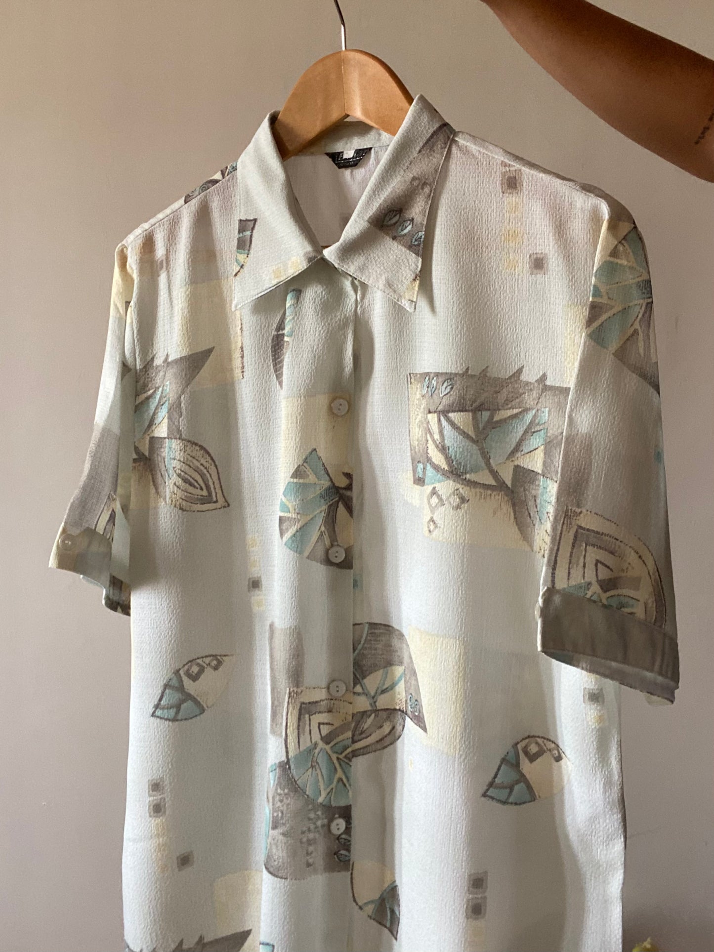 Vintage Leaves Art Print Shirt