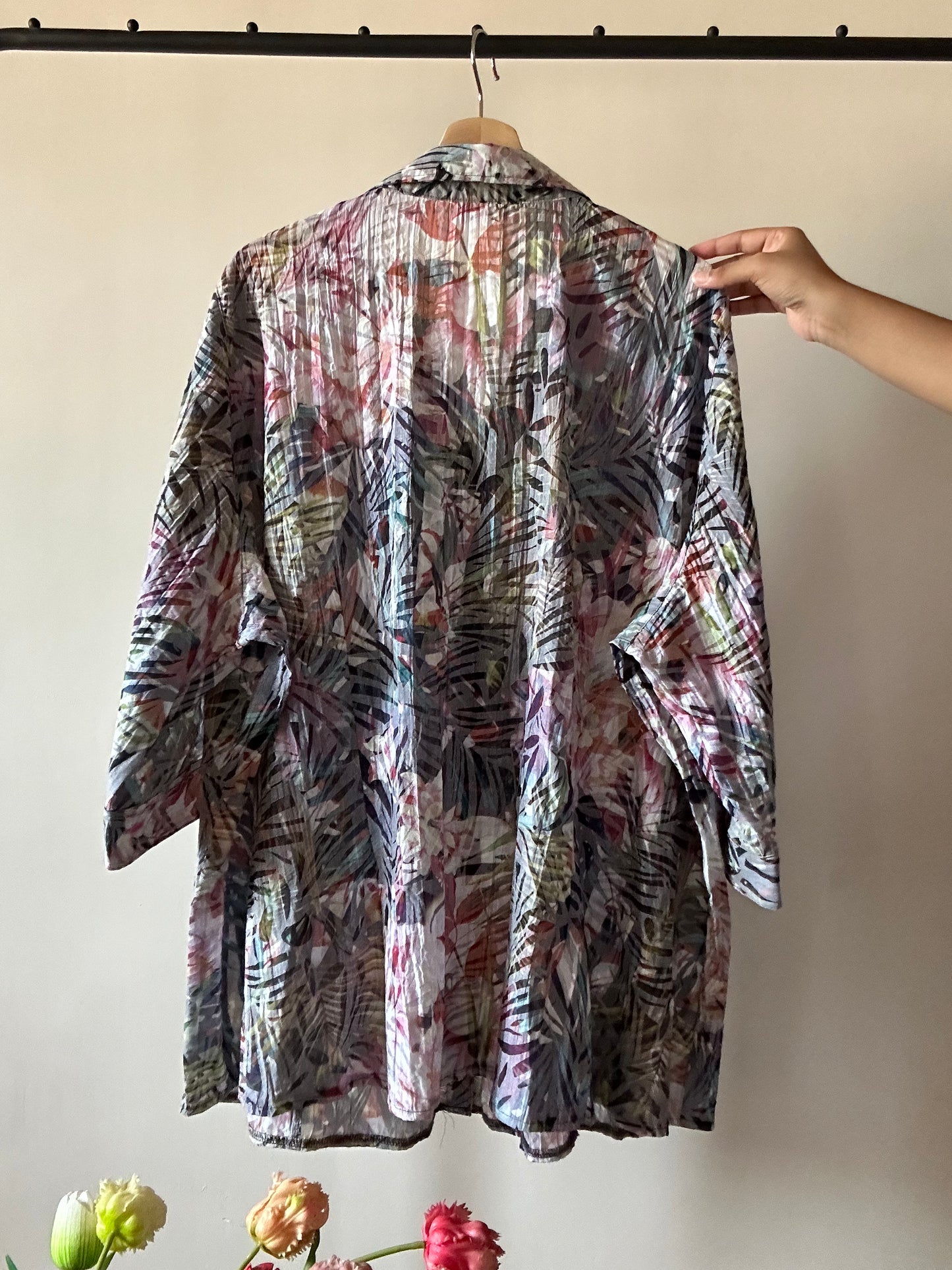 Vintage Leaves Multi Print CANADA Shirt