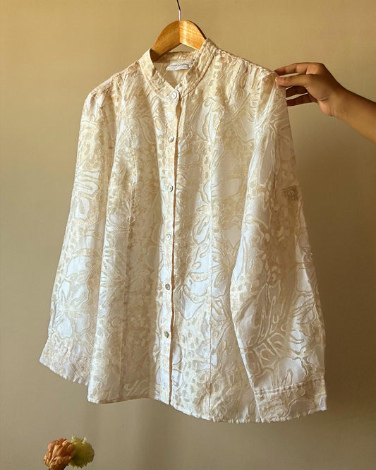 Vintage Alfred Dunner Semi Sheer Shirt