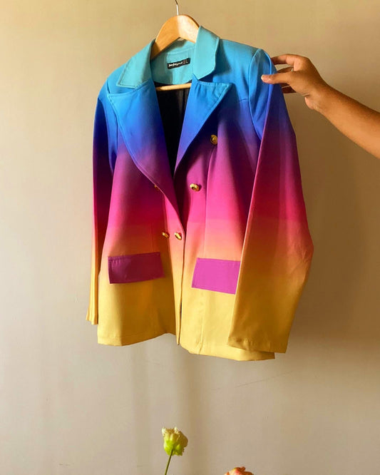 Vintage Rainbow Blazer