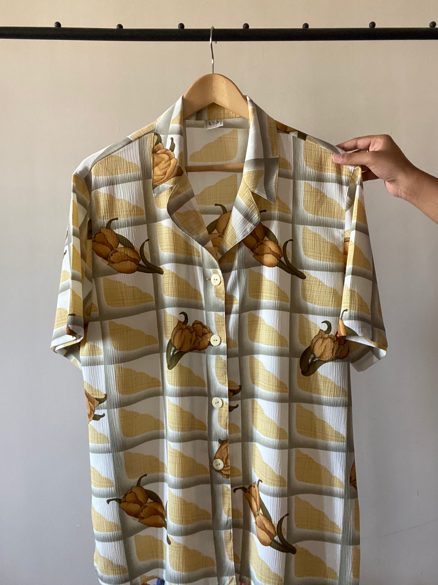 Floral Print Vintage Shirt