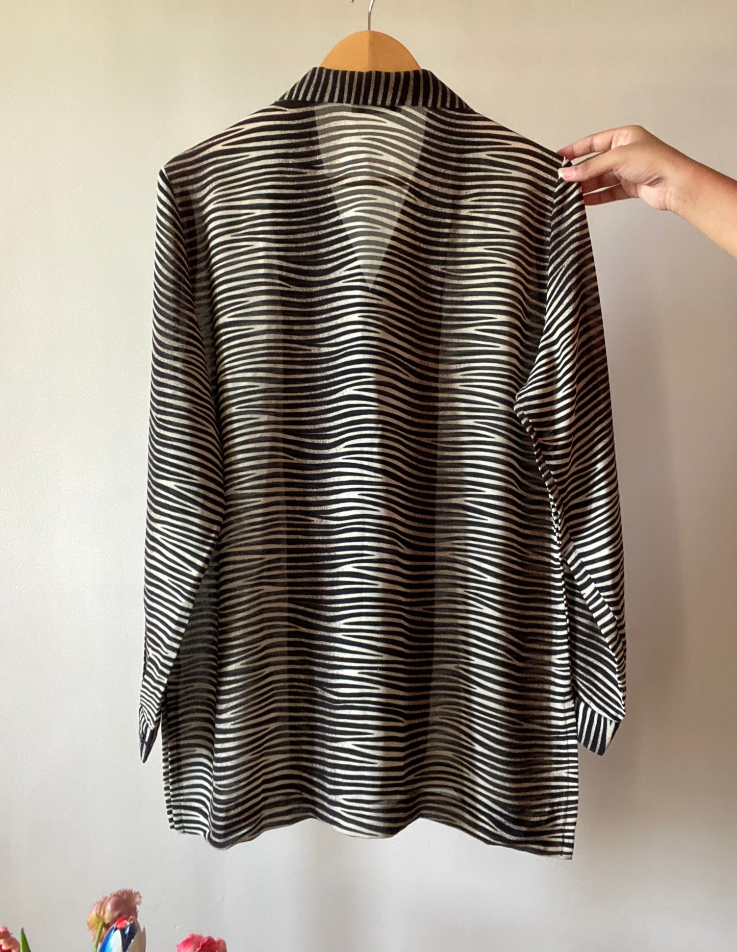 Zebra Print Vintage Shirt