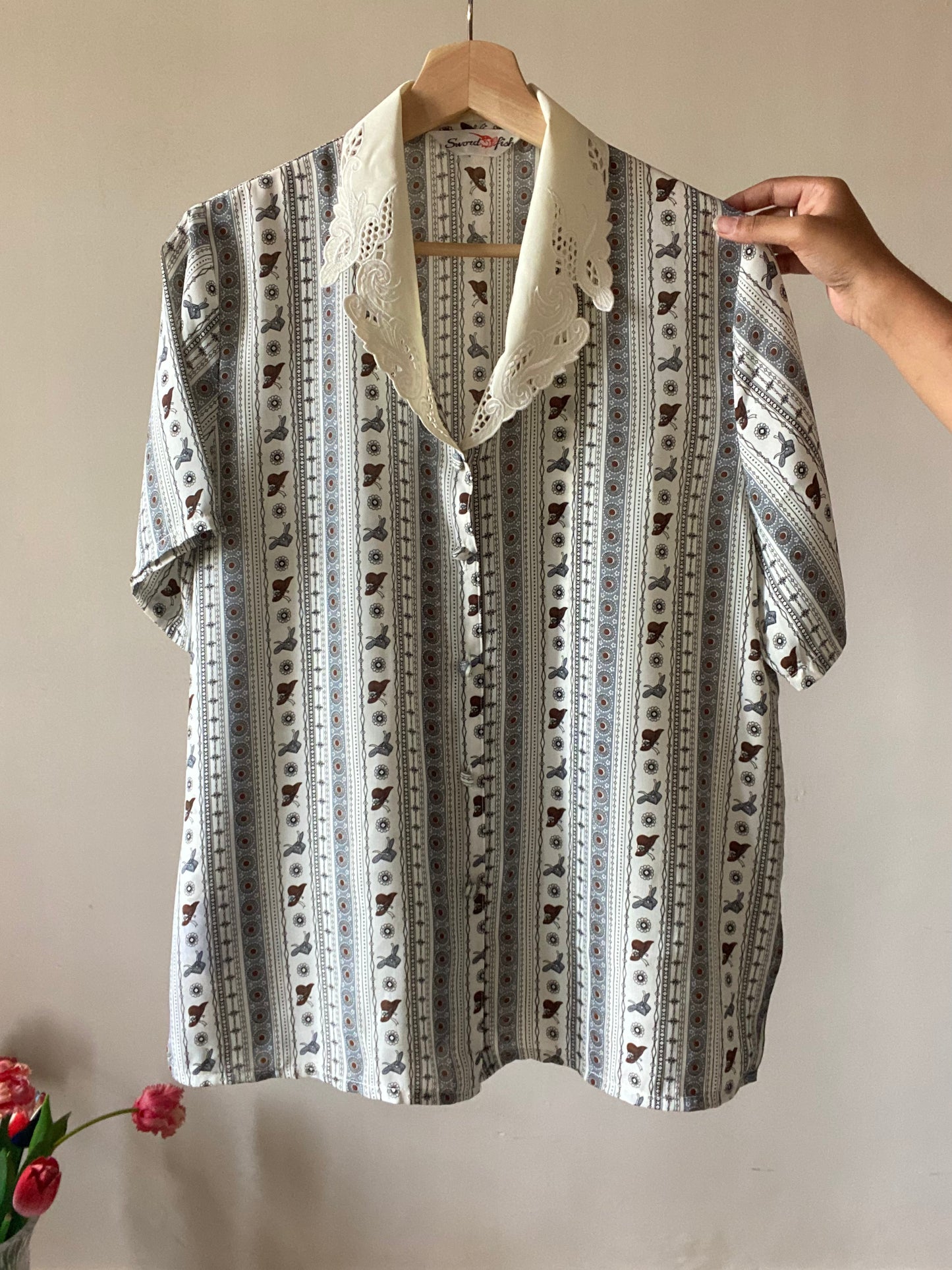 Little Print Vintage Shirt