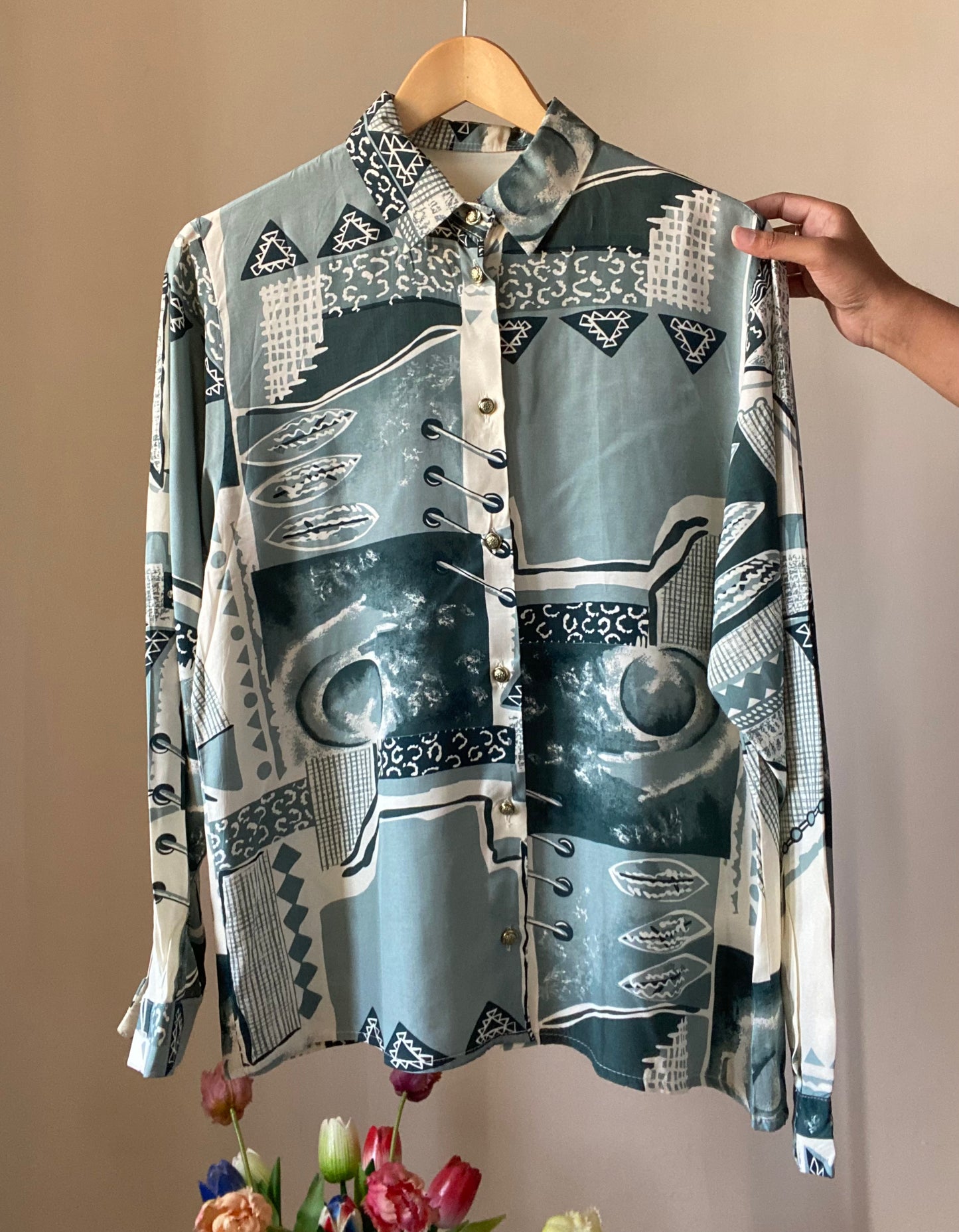 Watercolour Inspired Vintage Shirt