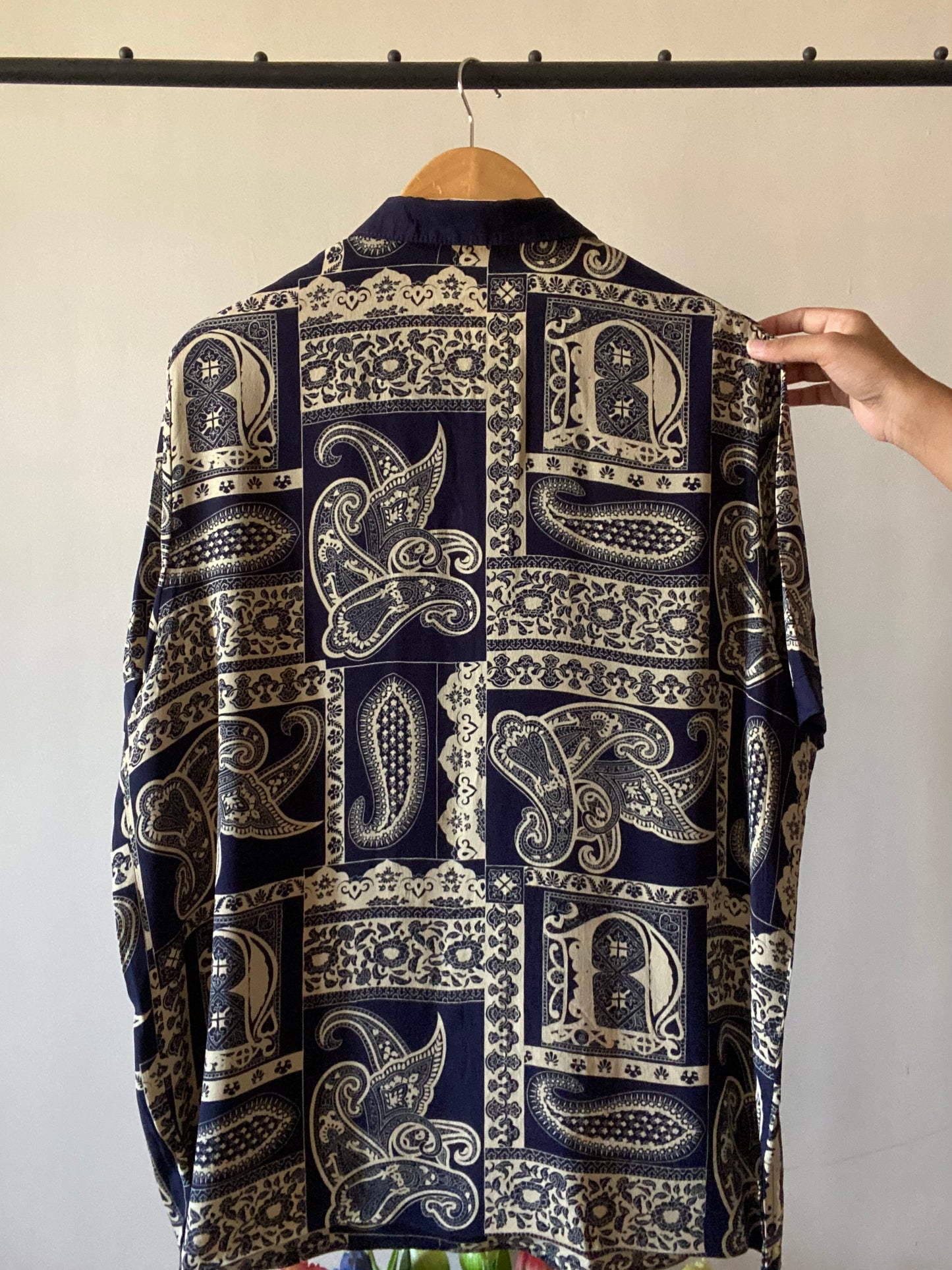 Vintage IPraderio Milano Abstract Ethnic Print Vintage Shirt