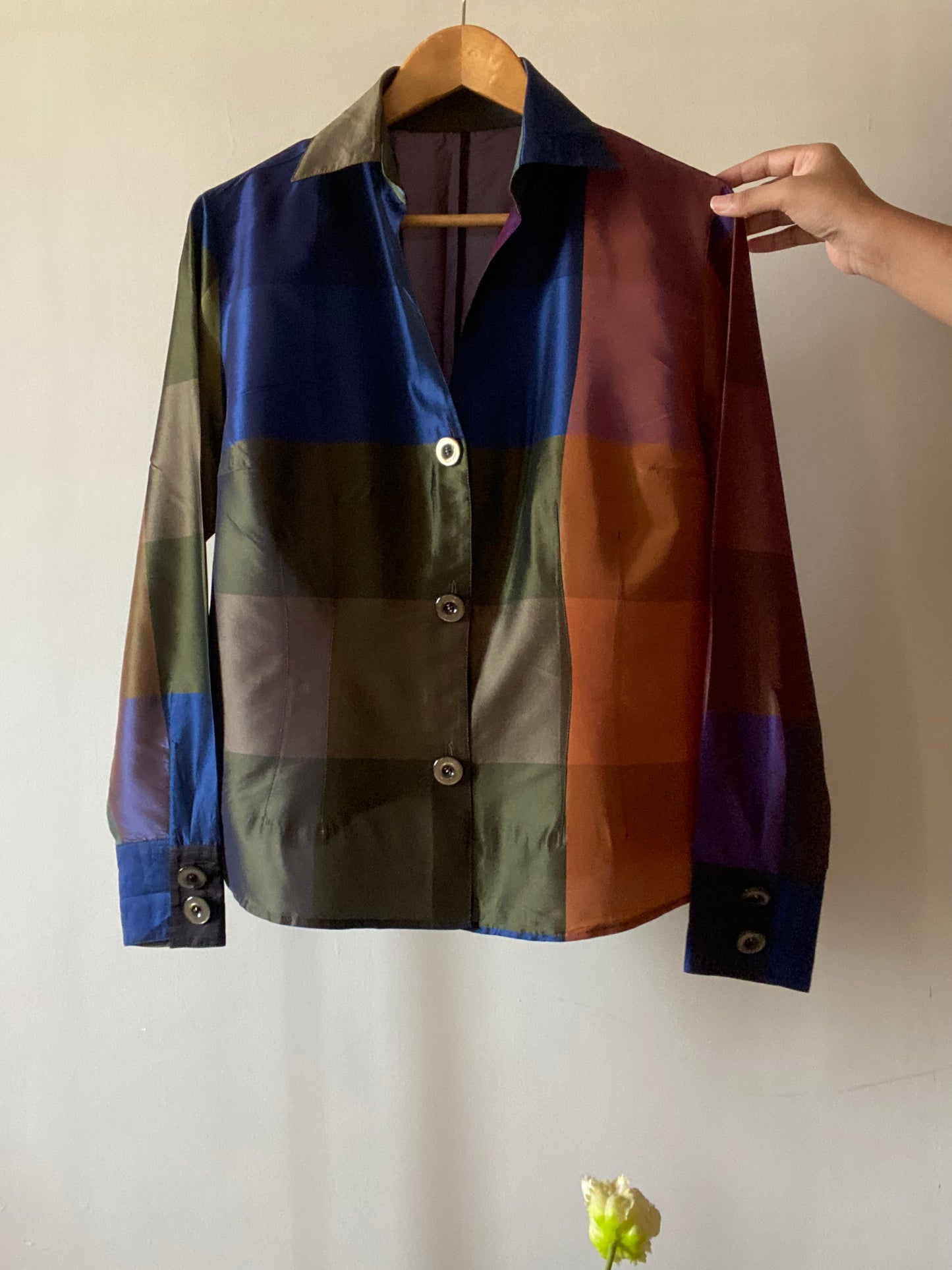 Multi Coloured Checked Vintage Shirt