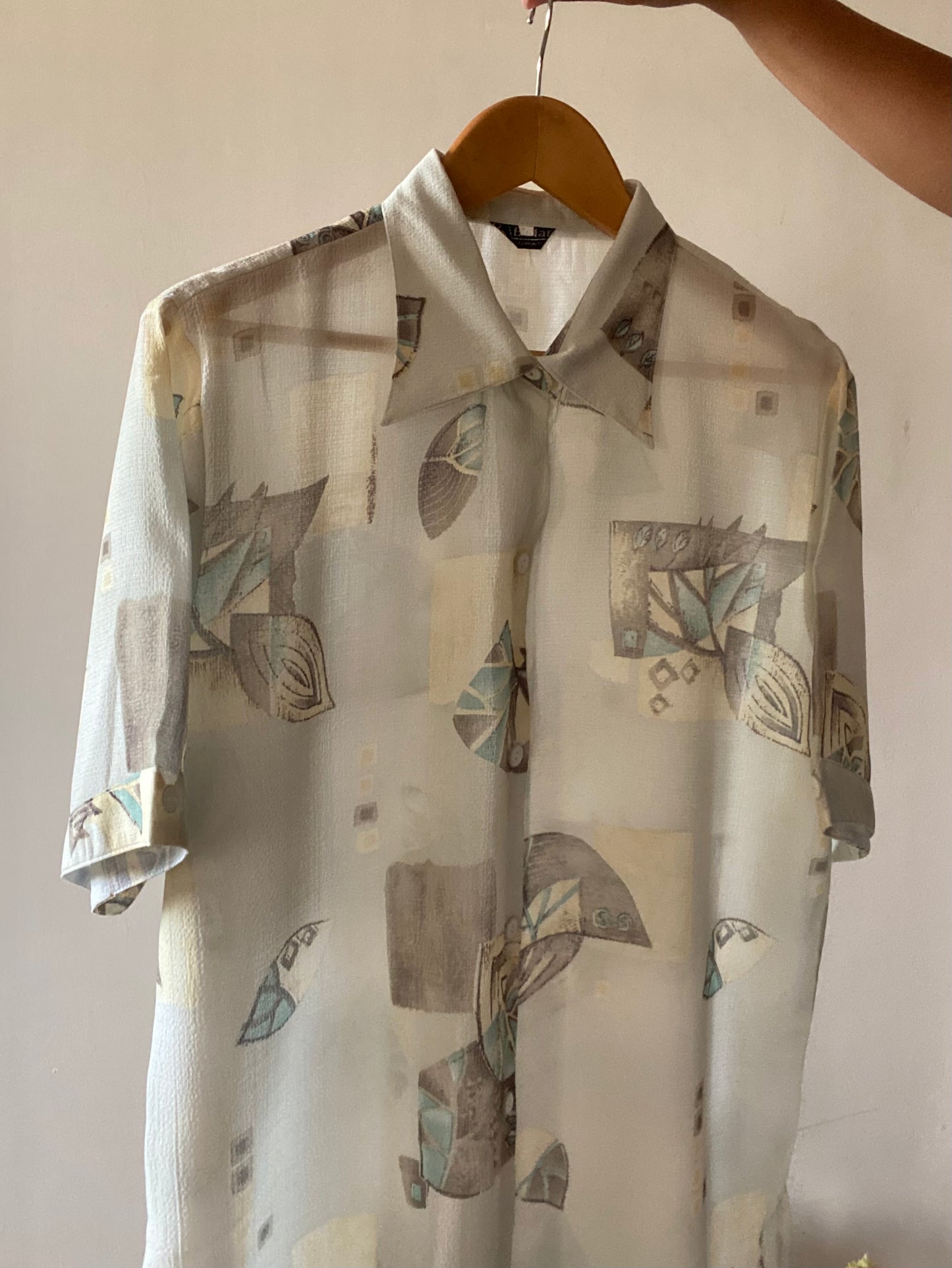 Vintage Leaves Art Print Shirt