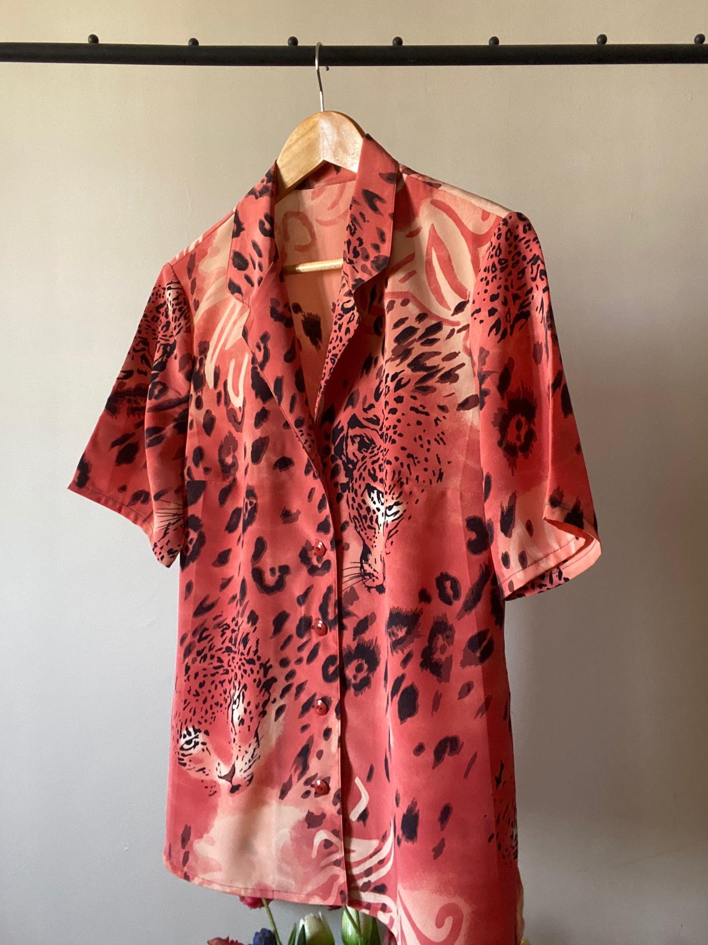 Vintage Tiger Print Shirt