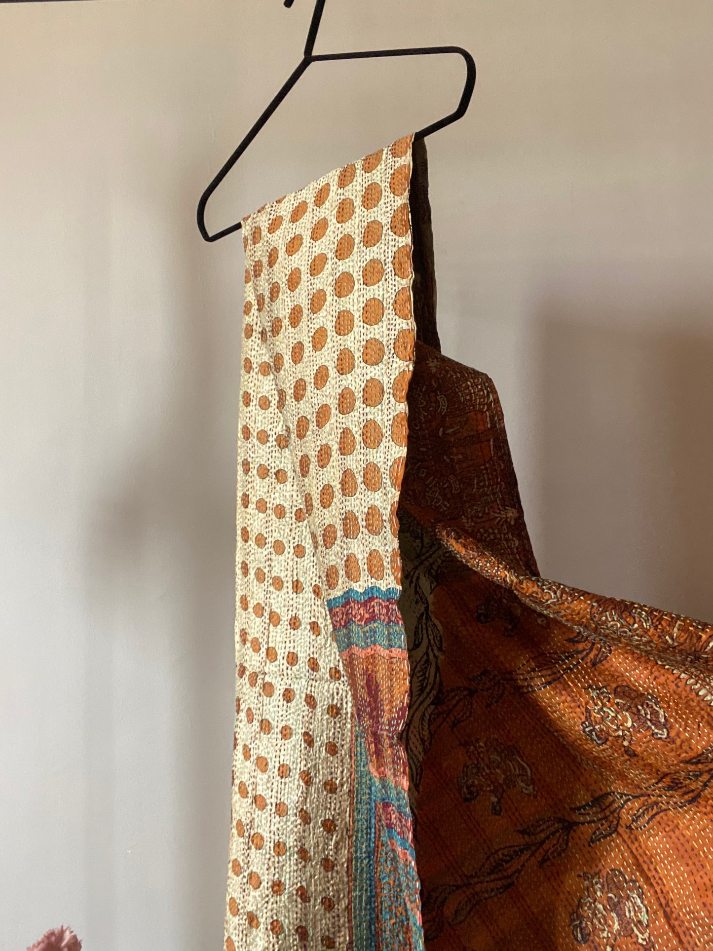 Traditional Multi Pattern Silk Reversible Stole