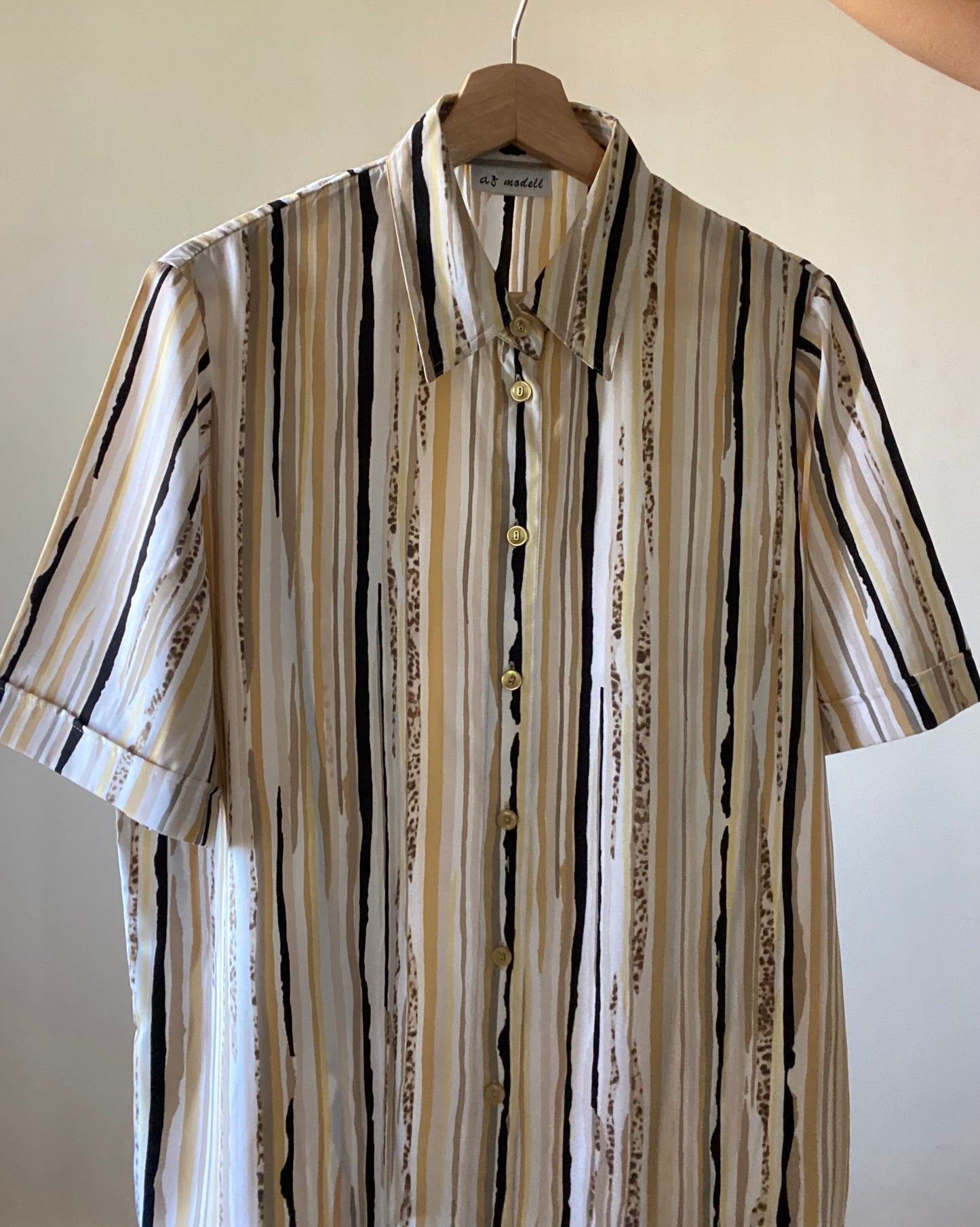 Multi Strip Print Vintage Shirt