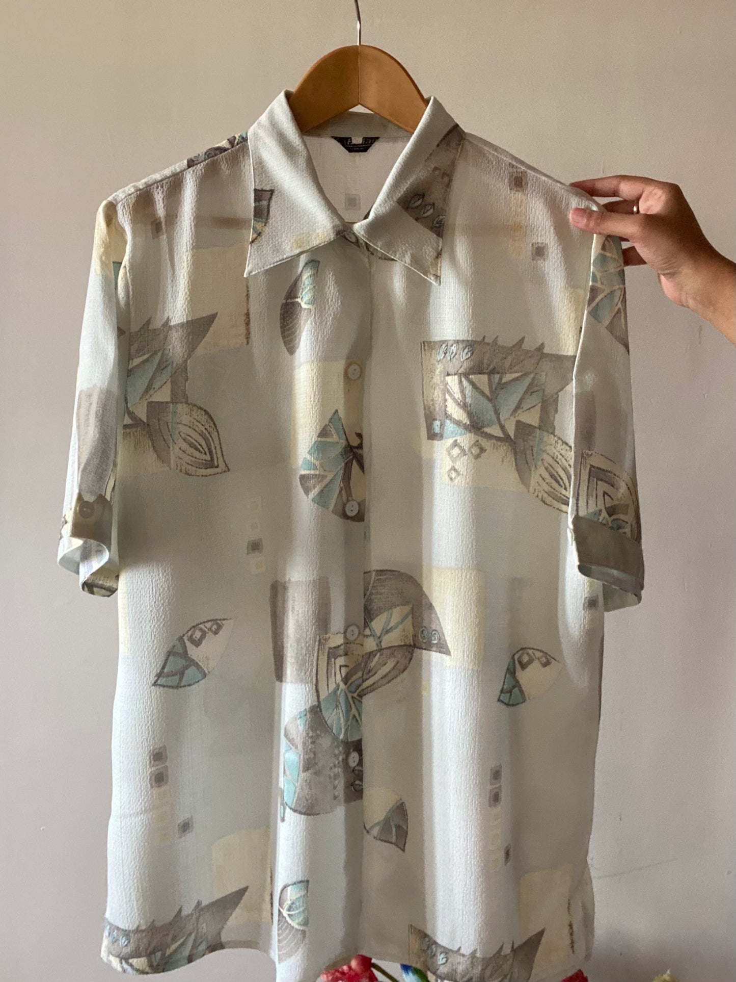 Vintage Leaves Art Print Shirt