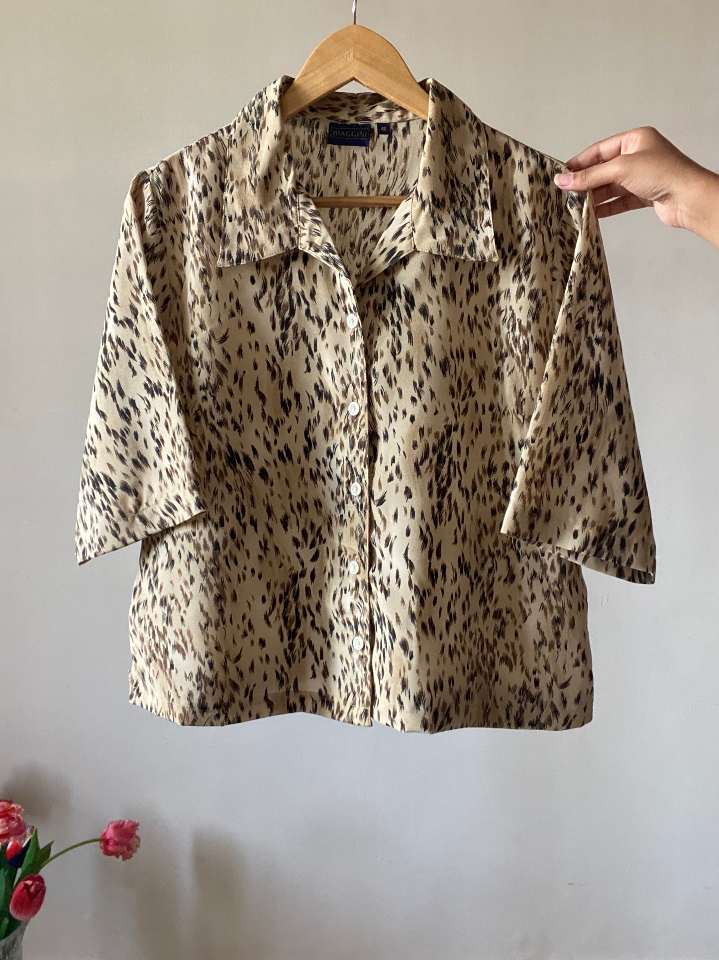 Leopard Print Vintage Shirt