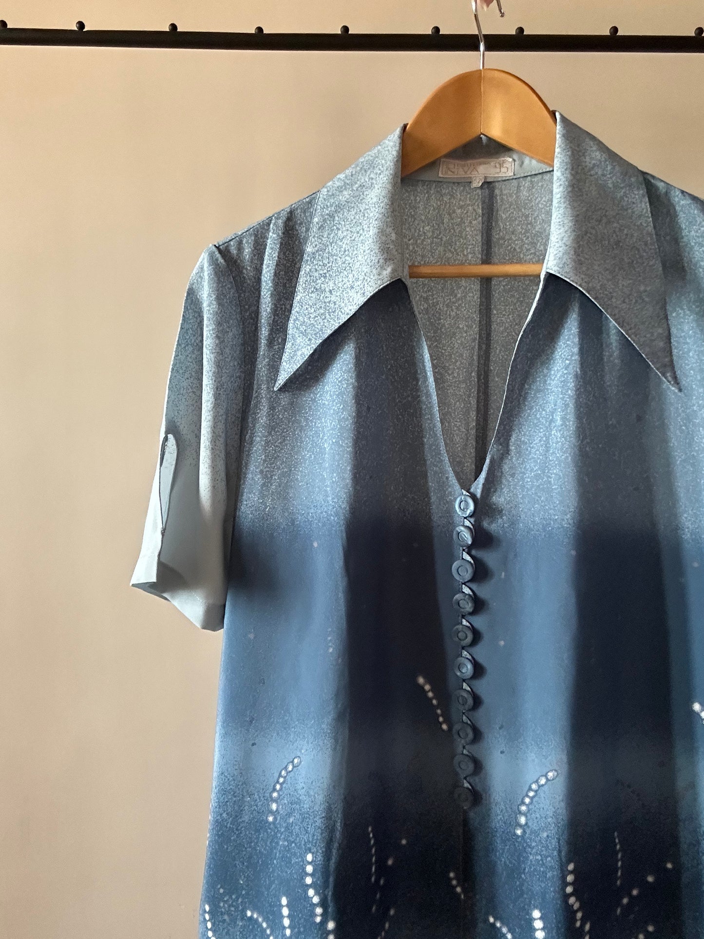 Vintage Blue Ombré Shirt